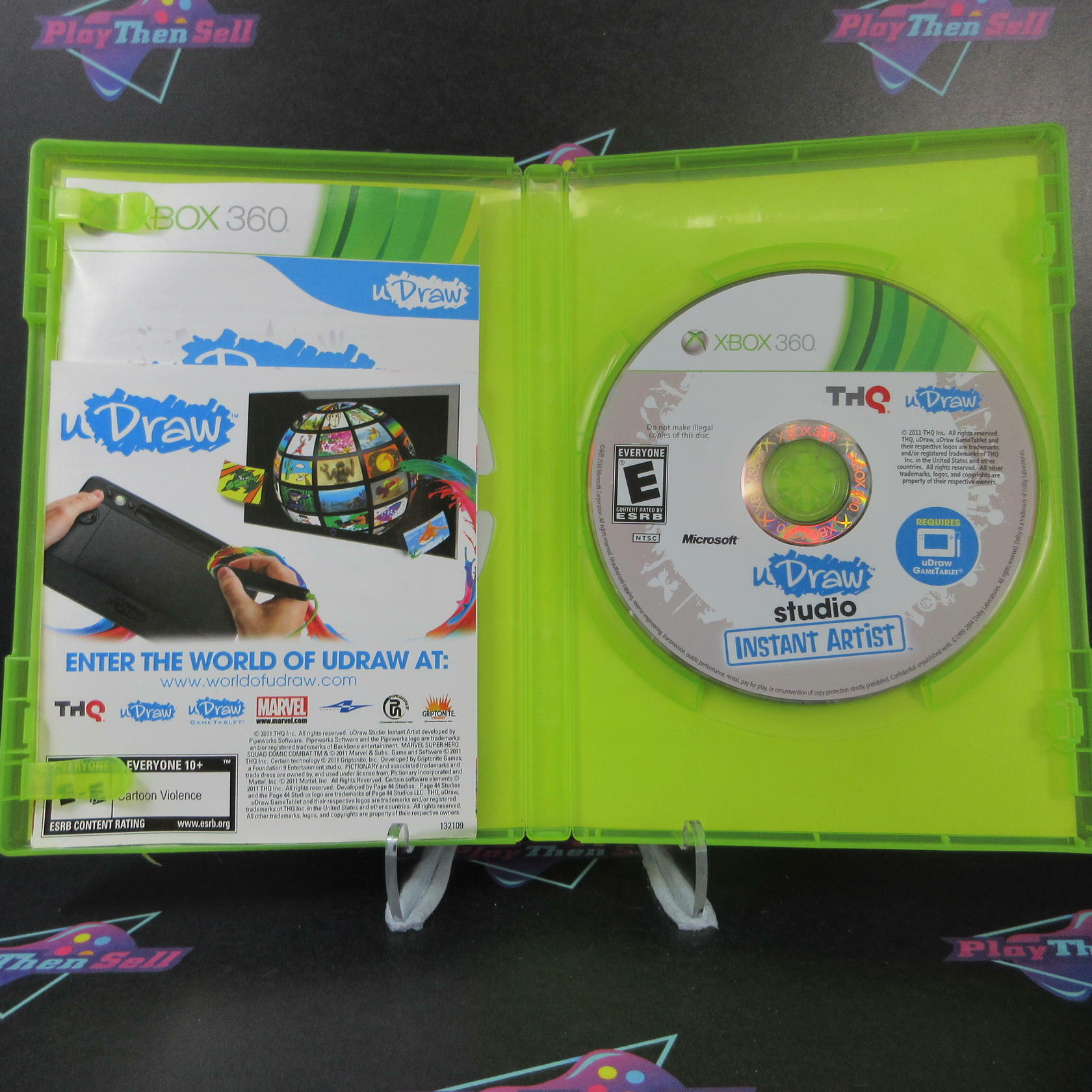 uDraw Studio Instant Artist Xbox 360 Software Only AD Complete - Very Good
