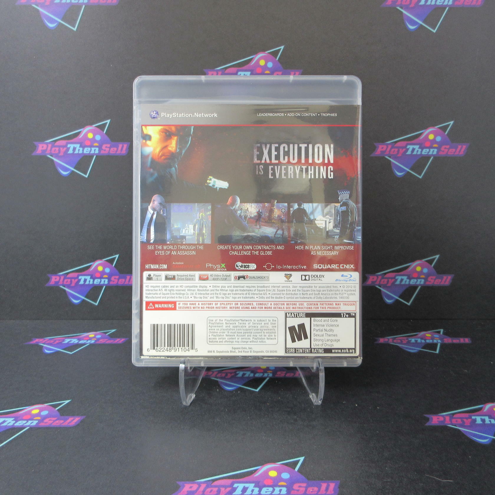 Hitman Absolution PS3 PlayStation 3 AD/NM - Very Good