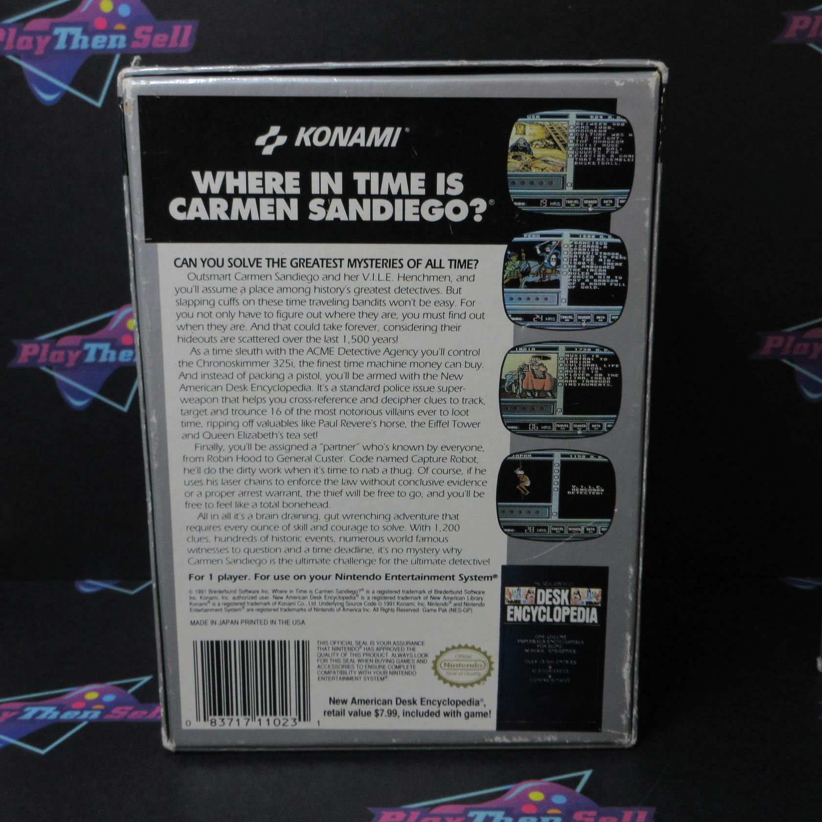 Where in Time Is Carmen Sandiego? Nintendo NES - Very Good