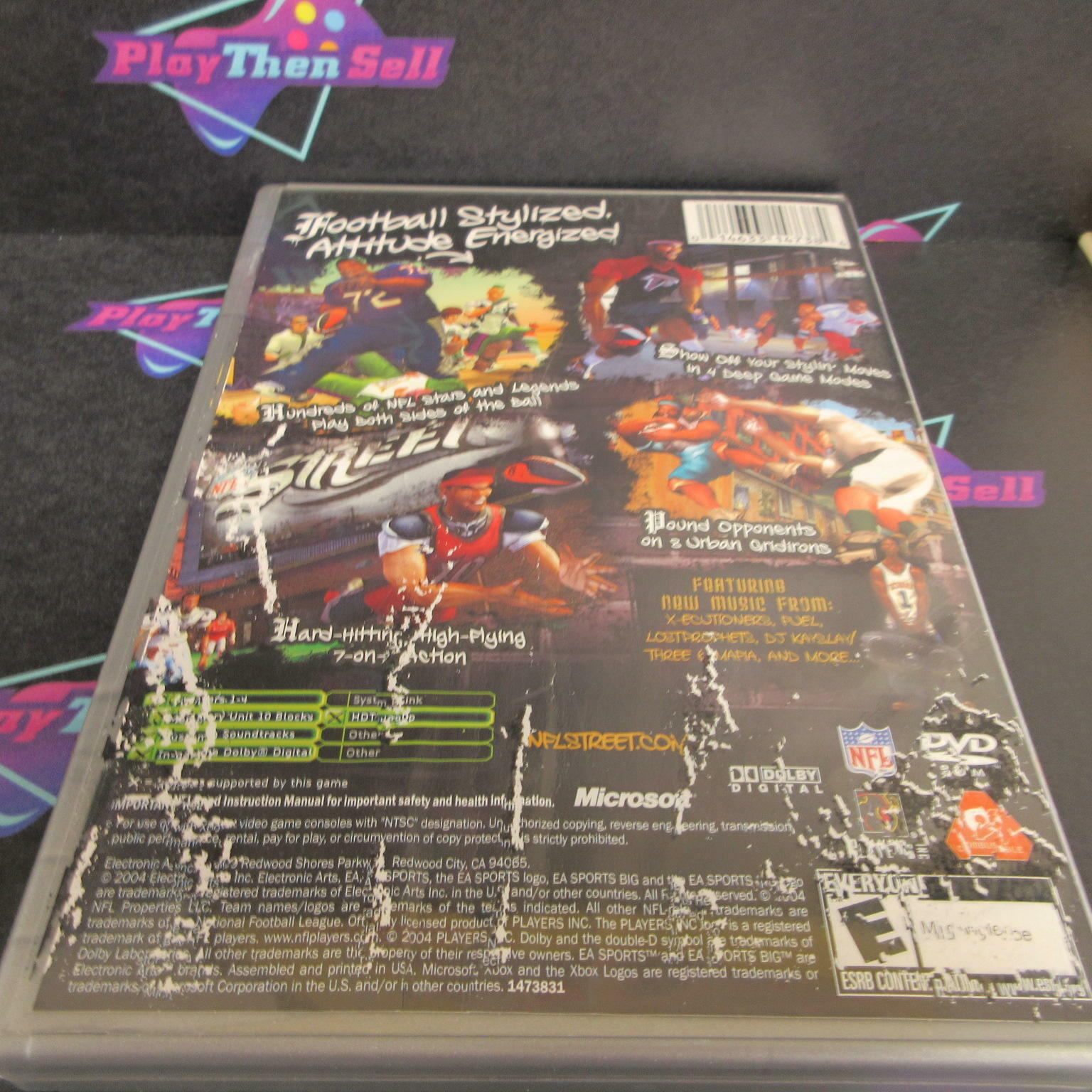 NFL Street Platinum Hits Xbox DD/AD Complete - Very Good