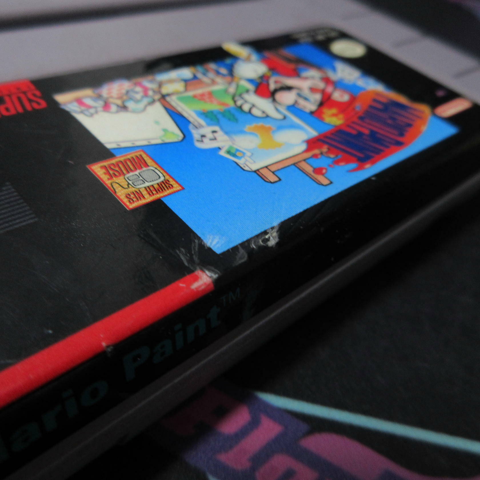 Mario Paint Super Nintendo SNES Cartridge Only AD Authentic / Tested - Very Good