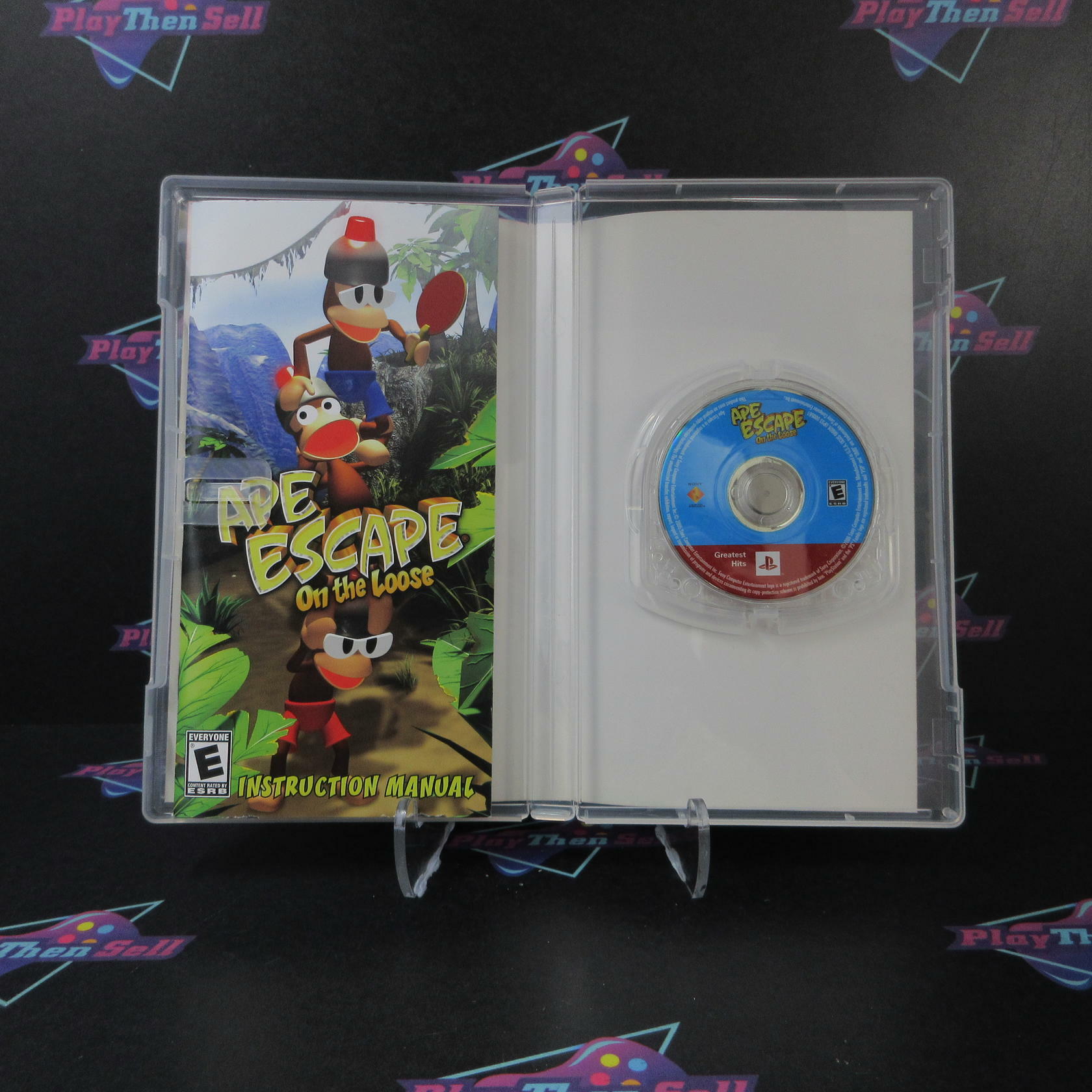 Ape Escape On The Loose Greatest Hits Clear UMD Sony PSP - Like New