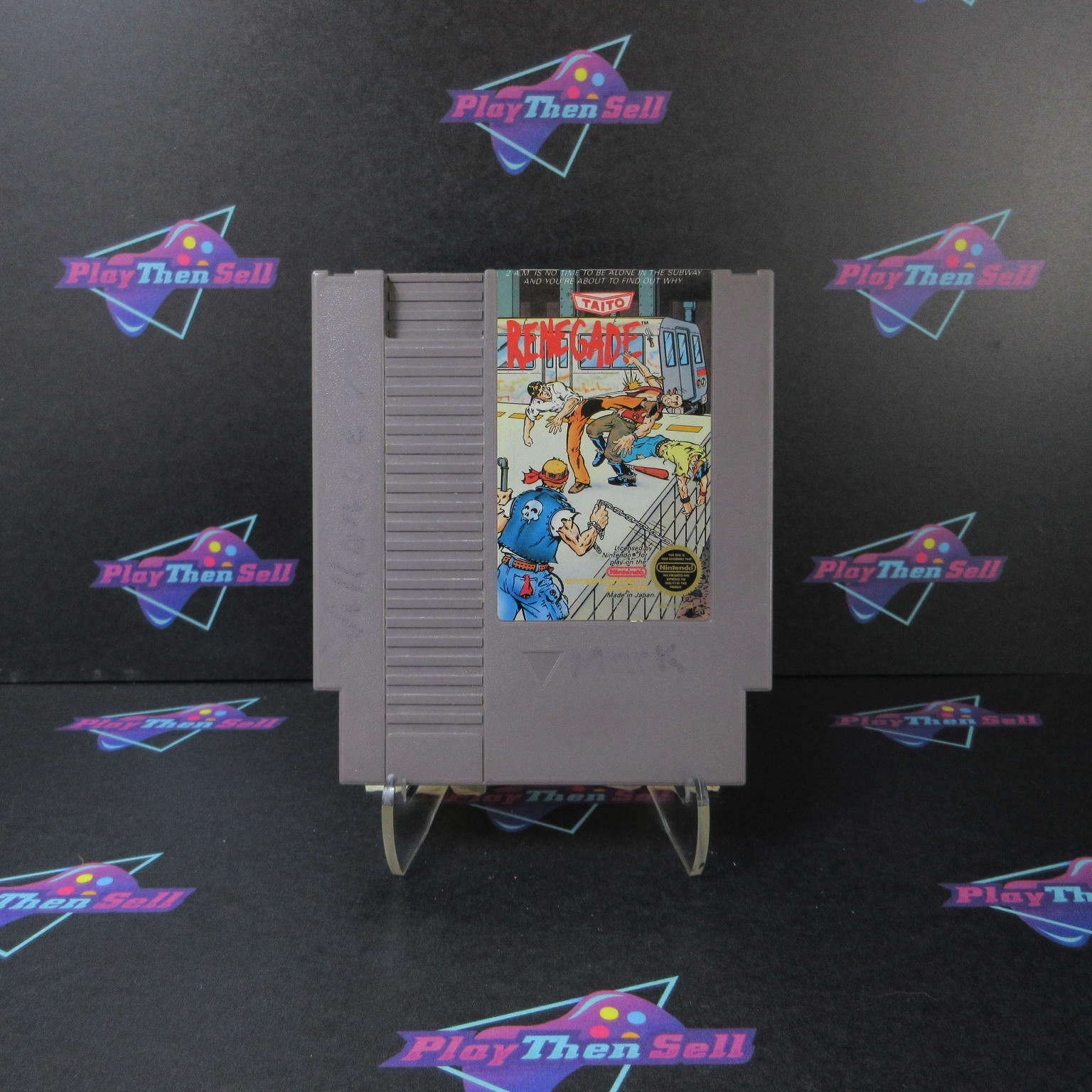 Renegade NES Cartridge Only AD Authentic / Tested - Very Good