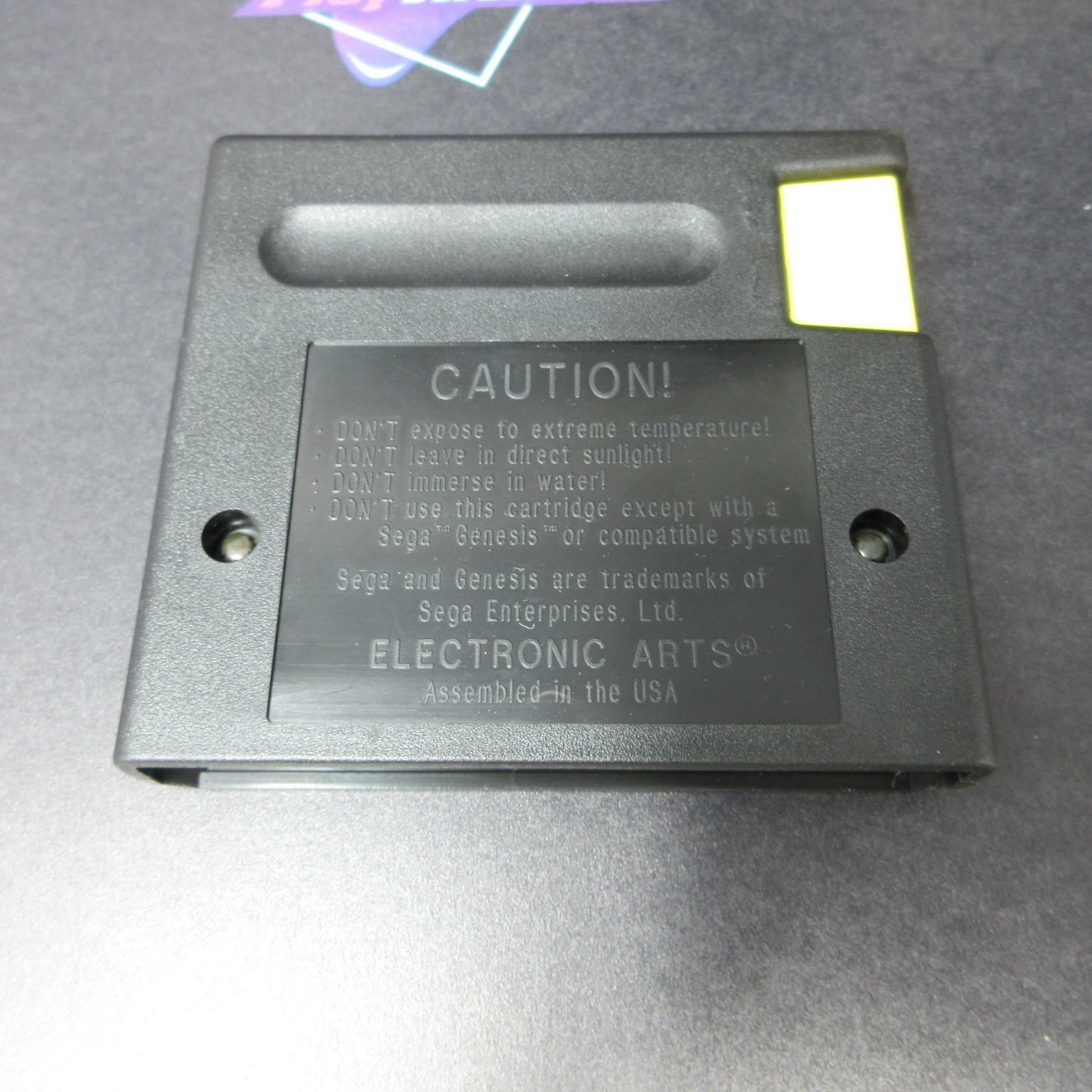 MLBPA Baseball + Reg Card Sega Genesis AD - Very Good