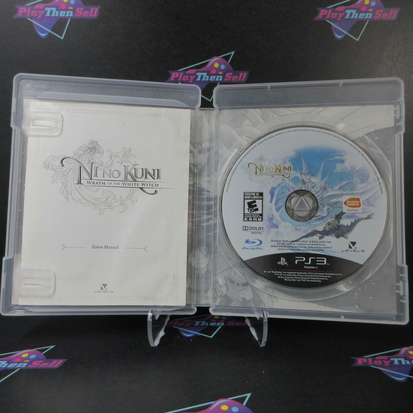 Ni No Kuni Wrath of the White Witch PS3 PlayStation 3 AD/MD Complete CIB - Very Good