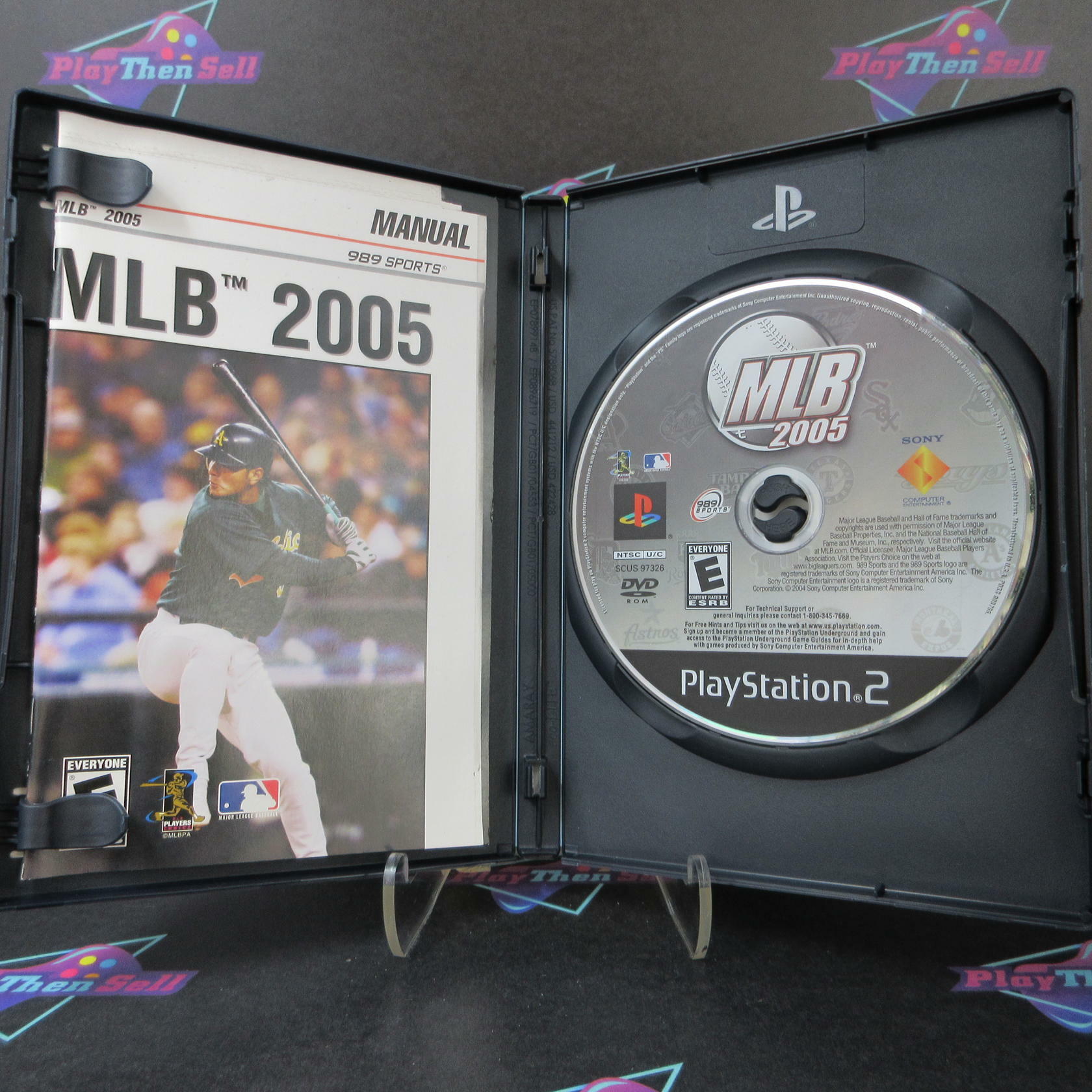 MLB 2005 + Reg Card PS2 PlayStation 2 AD Complete CIB - Very Good