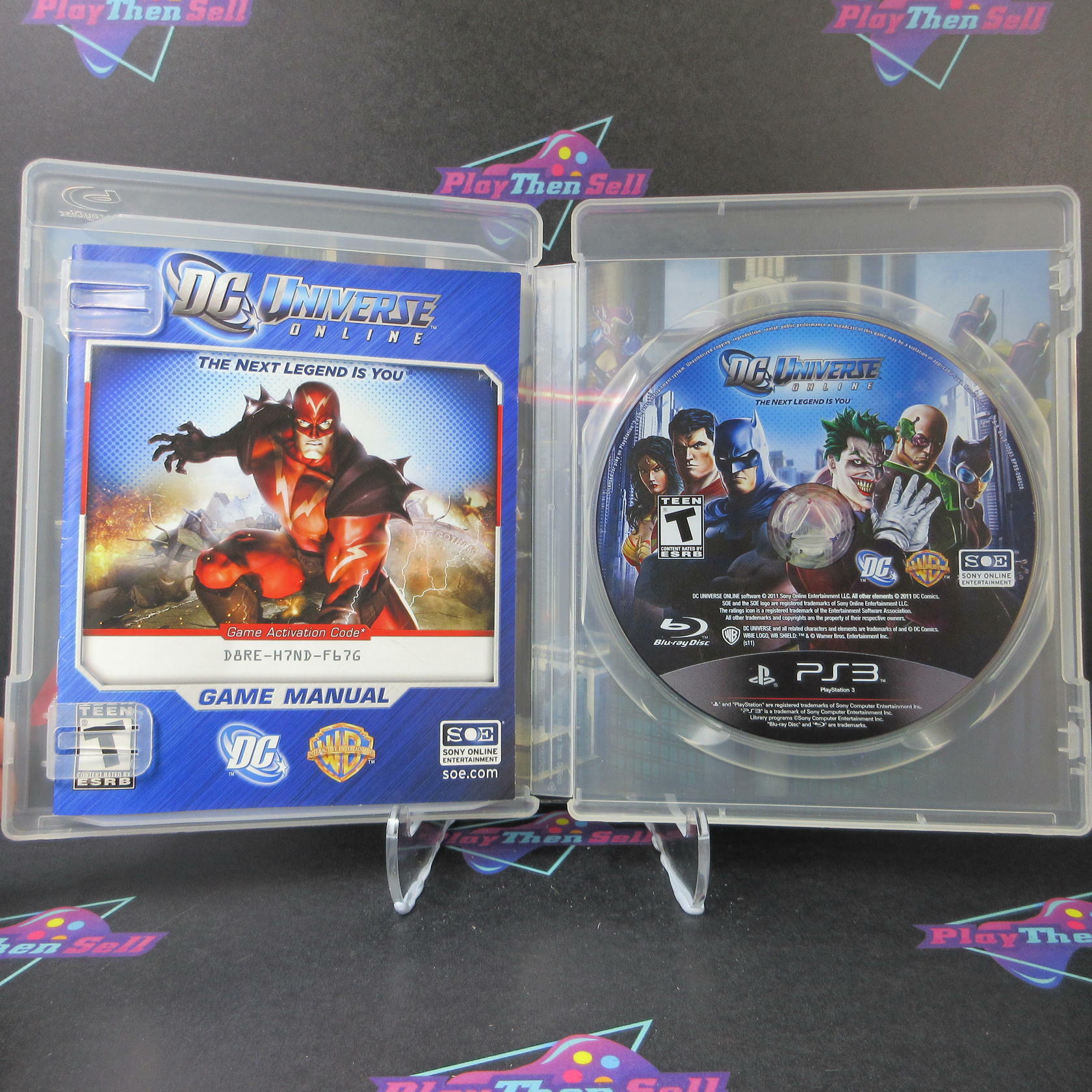 DC Universe Online PS3 PlayStation 3 AD/MD Complete CIB - Very Good