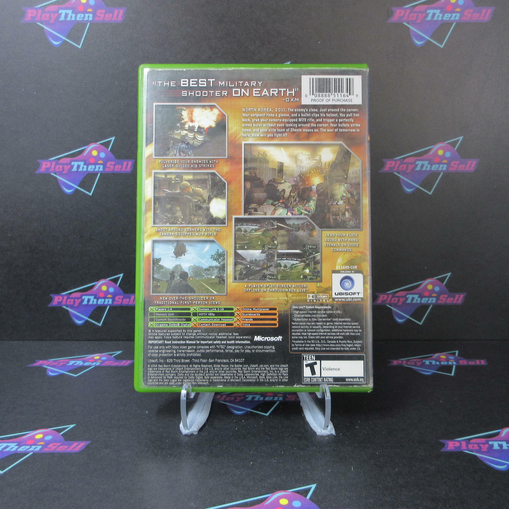 Tom Clancy's Ghost Recon 2 2011 Final Assault Xbox AD/NM - Very Good