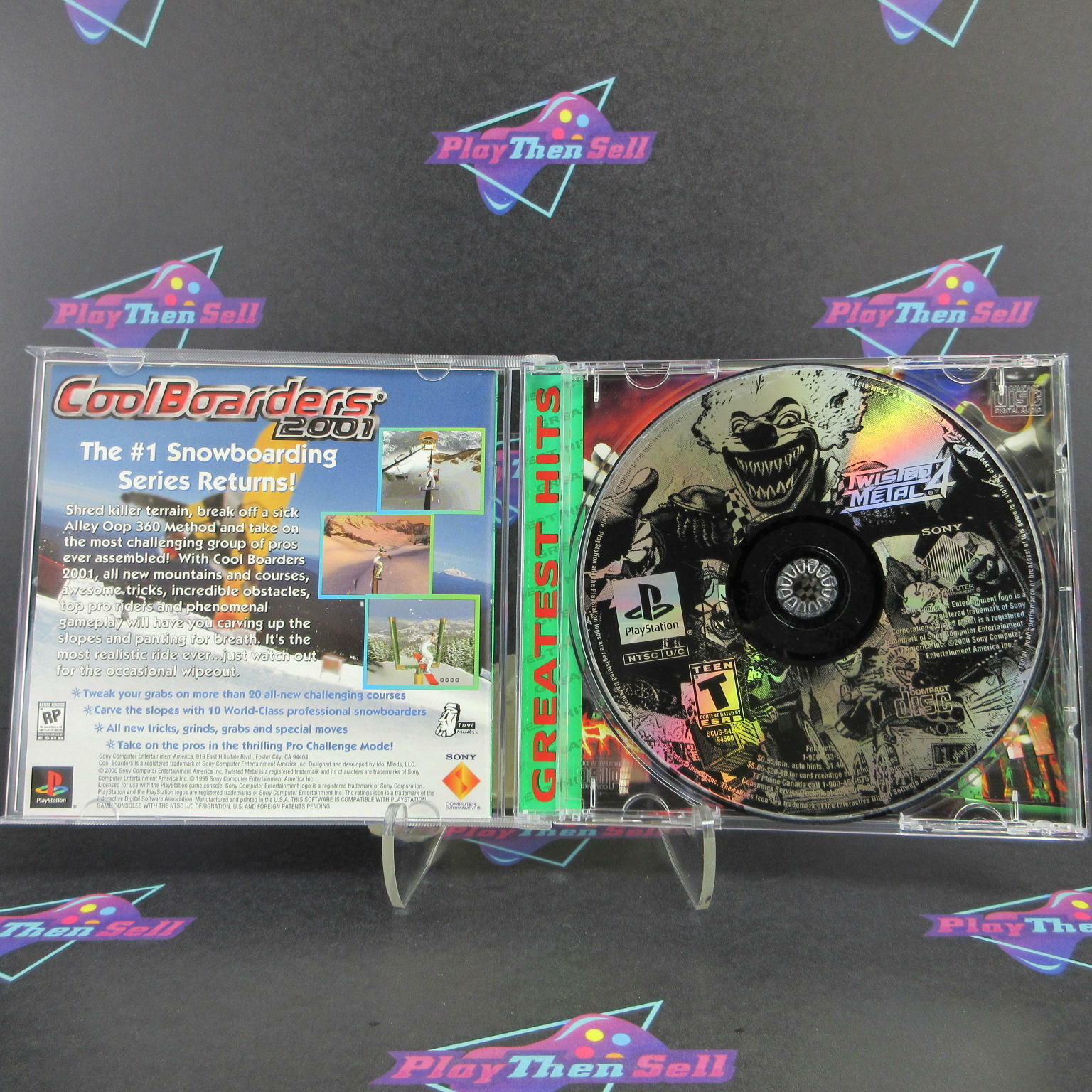 Twisted Metal 4 PS1 PlayStation 1 GH - Like New
