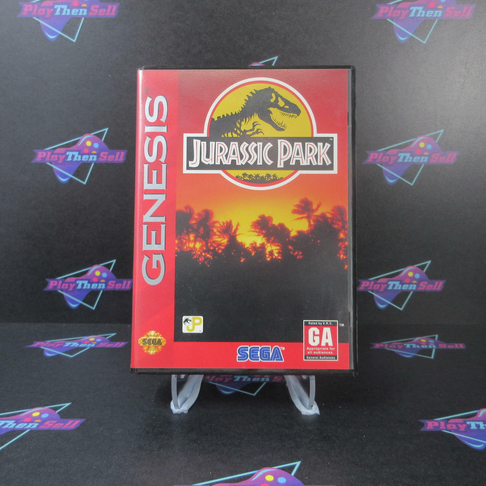 Jurassic Park - Sega Genesis Authentic / Tested - Like New
