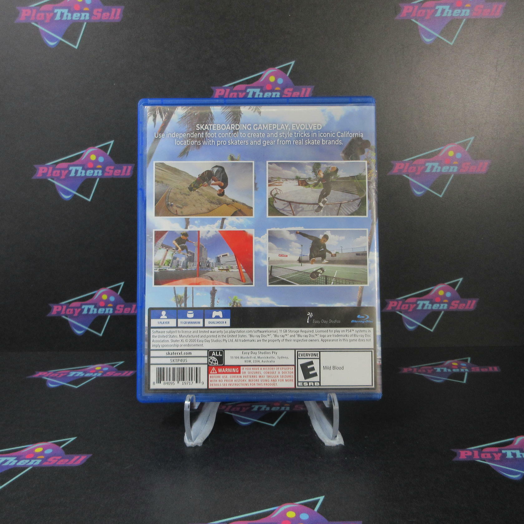 Skater XL PS4 PlayStation 4 AD Complete CIB - Very Good