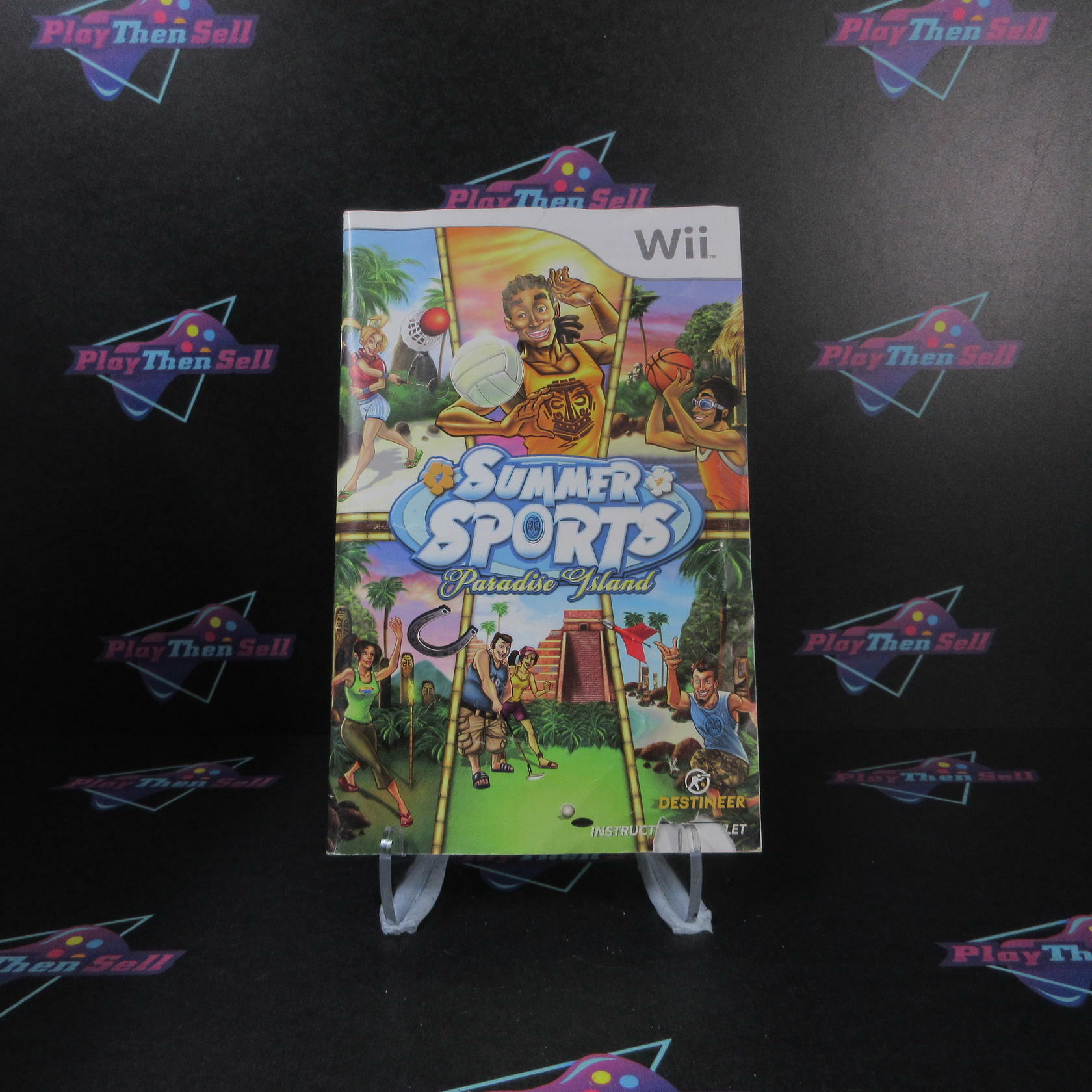 Summer Sports Paradise Island Nintendo Wii MD Complete CIB - Very Good