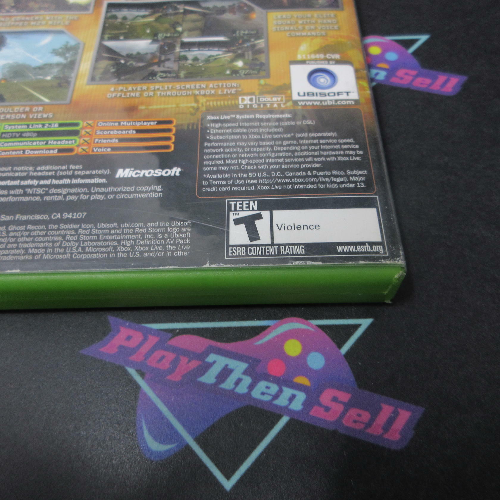 Tom Clancy's Ghost Recon 2 2011 Final Assault Xbox AD/NM - Very Good