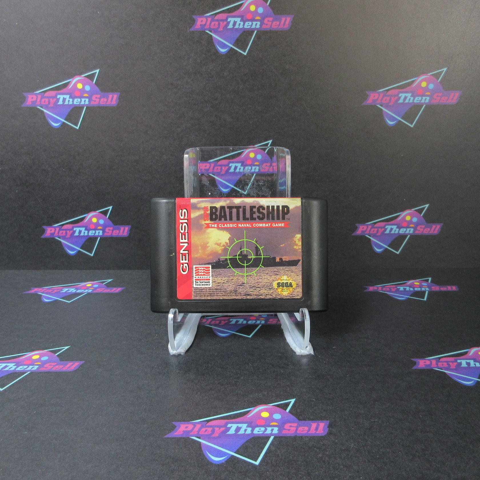 Super Battleship Sega Genesis Cartridge Only Authentic / Tested - Very Good