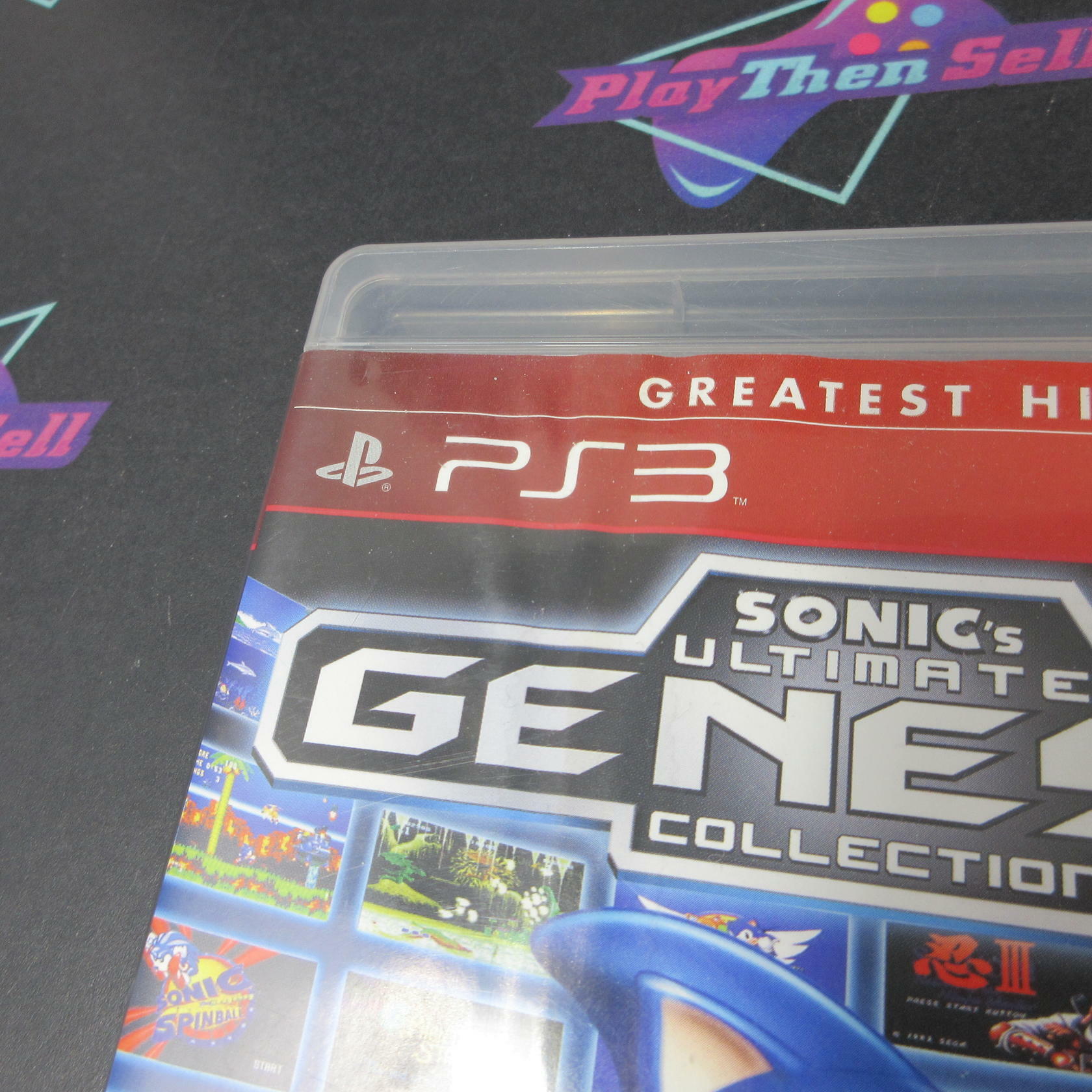 Sonic's Ultimate Genesis Collection GH BL Disc PS3 PlayStation 3 AD Complete CIB - Very Good