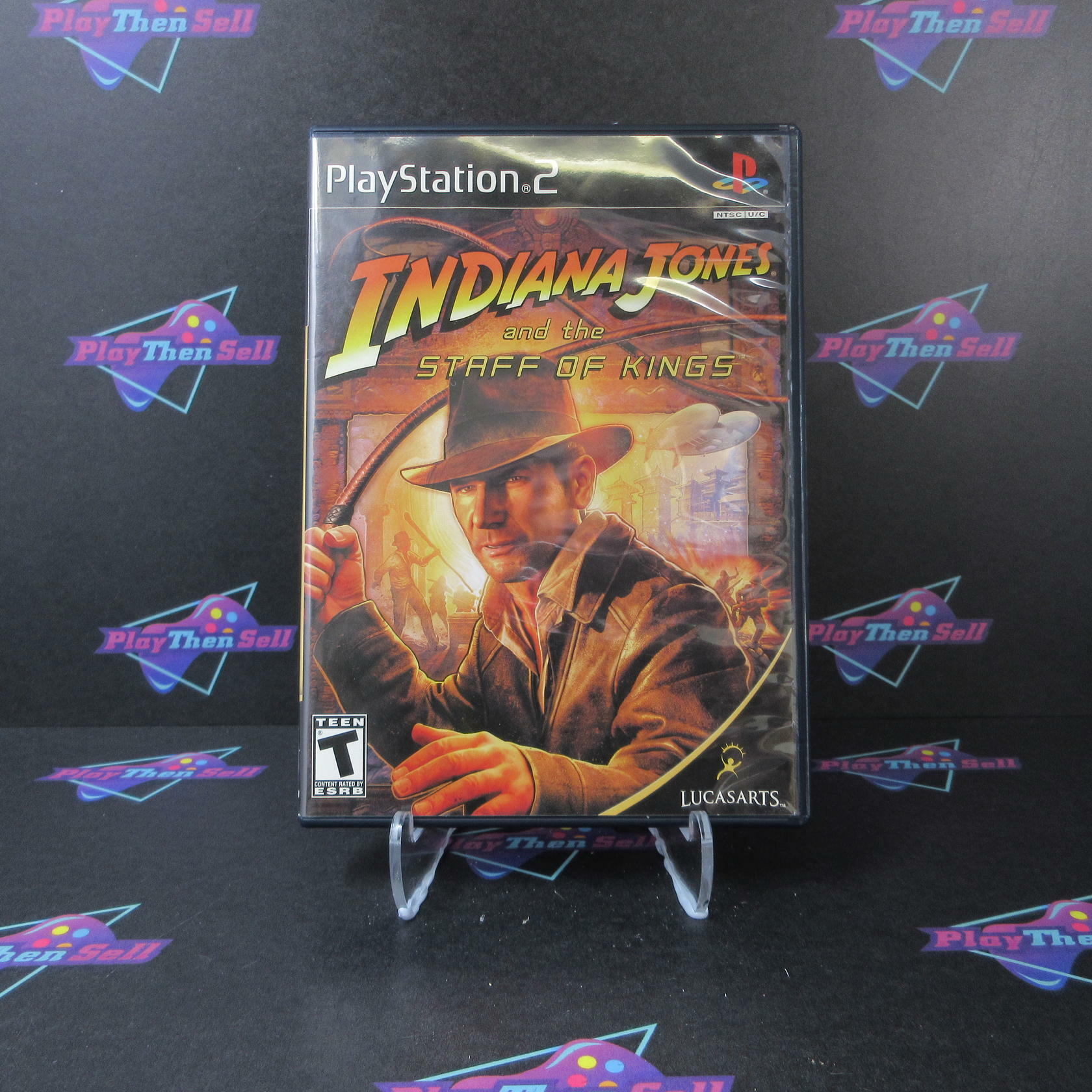 Indiana Jones and the Staff of Kings PS2 PlayStation 2 DD/NM - Very Good
