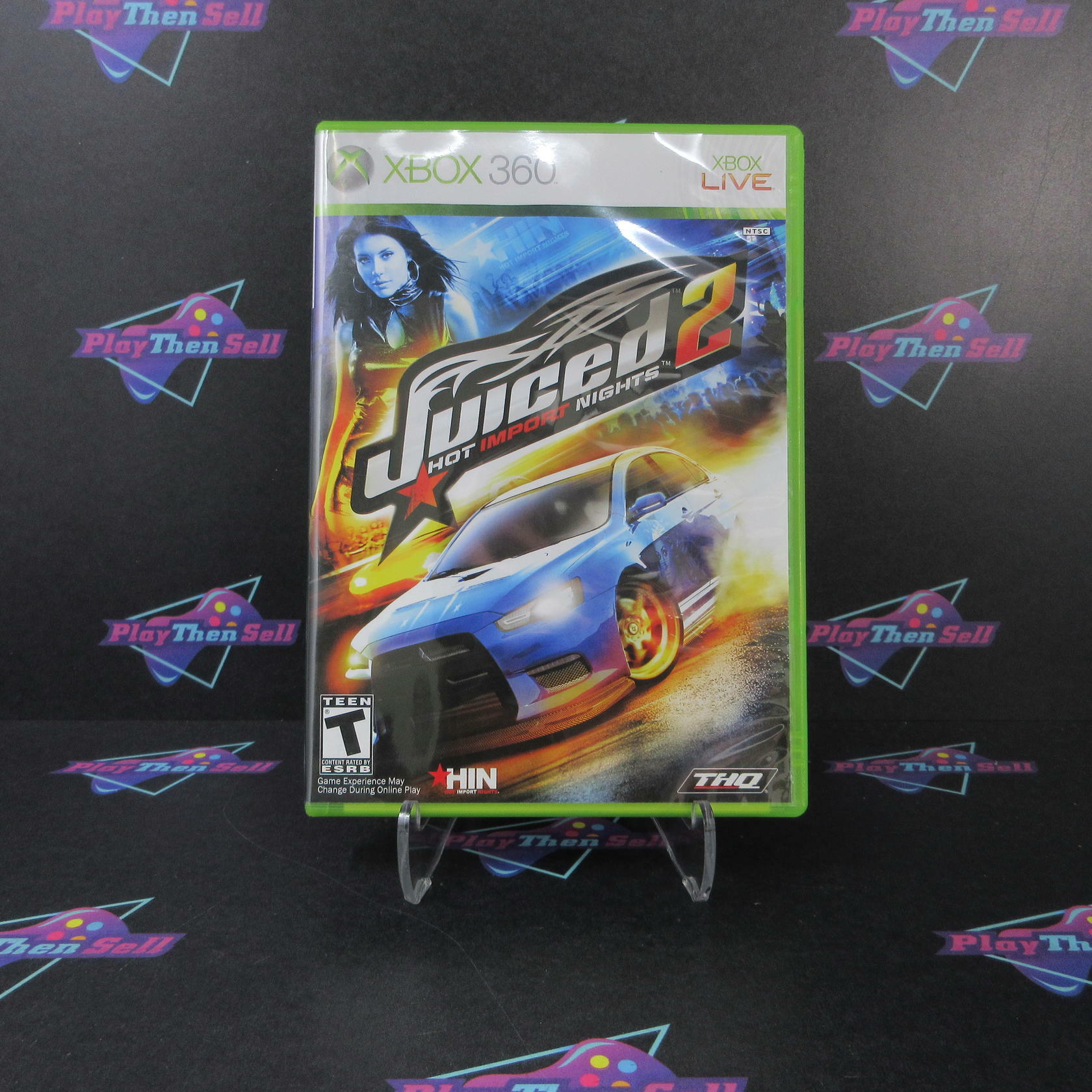Juiced 2 Hot Import Nights Xbox 360 + HIN Ticket - Like New