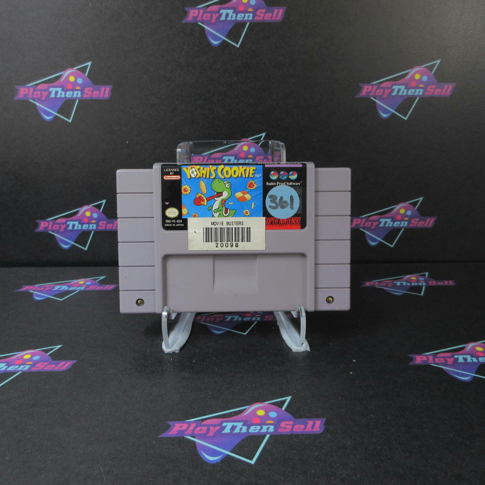 Yoshi's Cookie Super Nintendo SNES Cartridge Only AD Authentic / Tested - Very Good