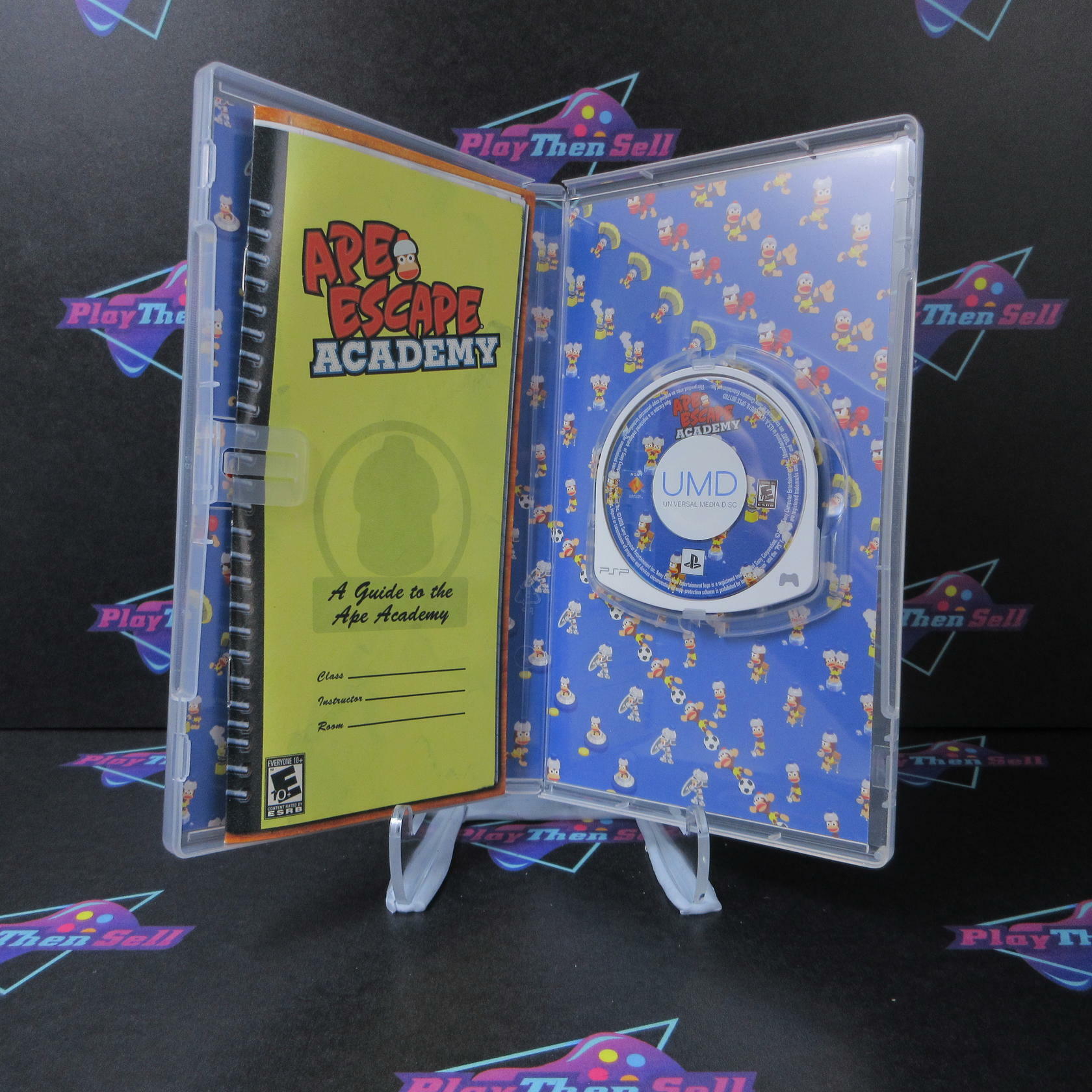 Ape Escape Academy - Sony PSP + Reg Card - Like New