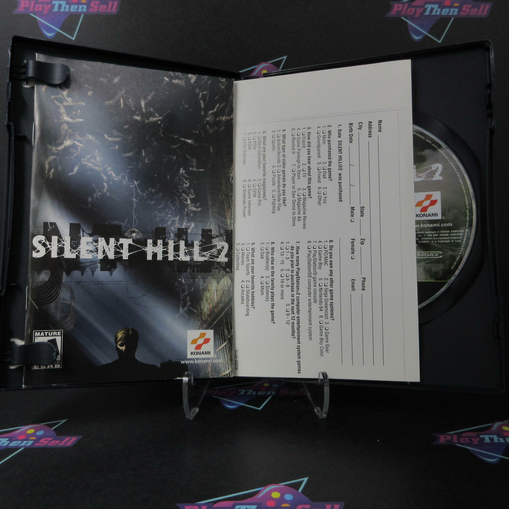 Silent Hill 2 PS2 PlayStation 2 + Reg Card - Like New