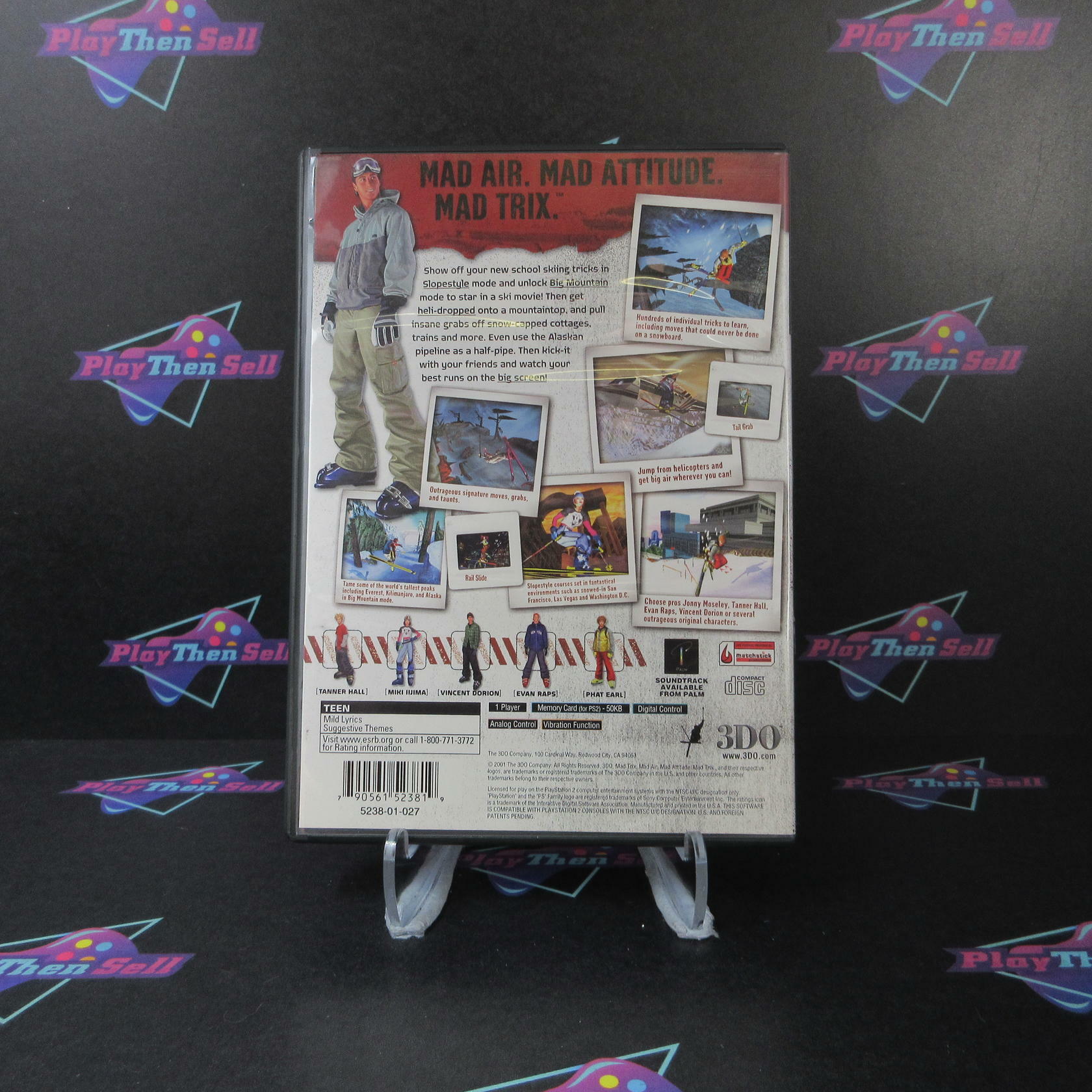 Jonny Moseley Mad Trix PS2 PlayStation 2 - Very Good