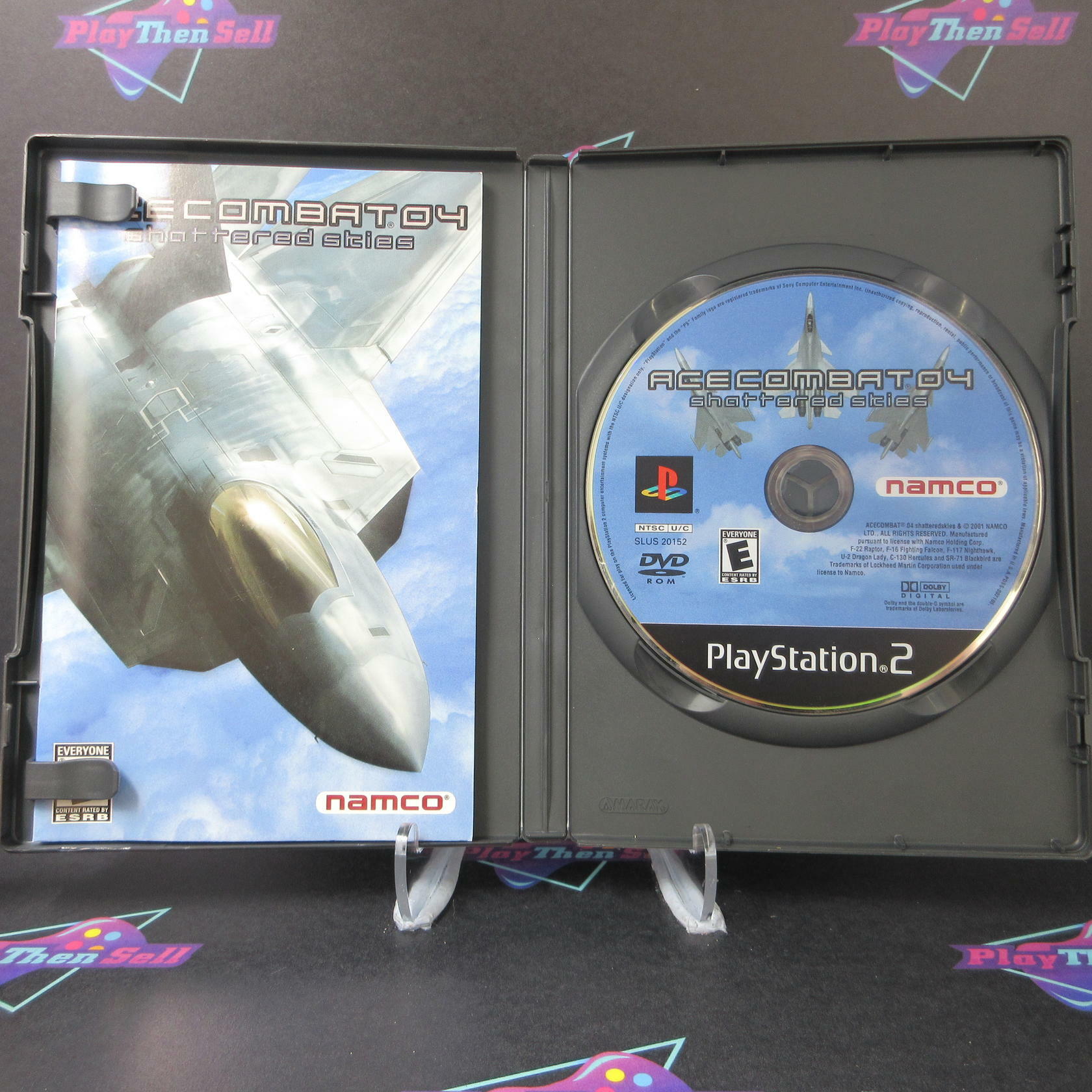 Ace Combat 4 Shattered Skies + Reg Card PS2 PlayStation 2 AD CIB - Very Good