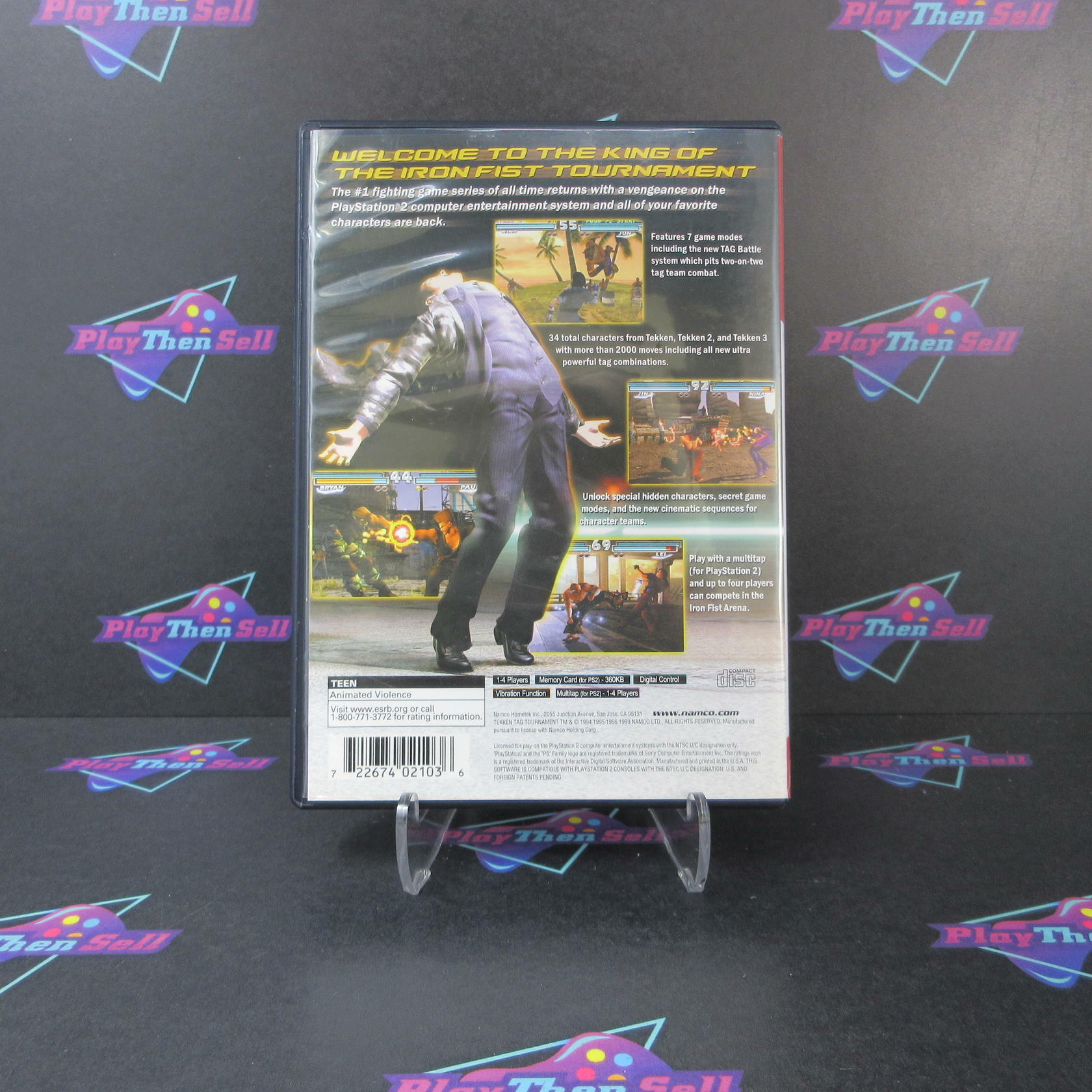 Tekken Tag Tournament GH PS2 PlayStation 2 AD Complete CIB - Very Good