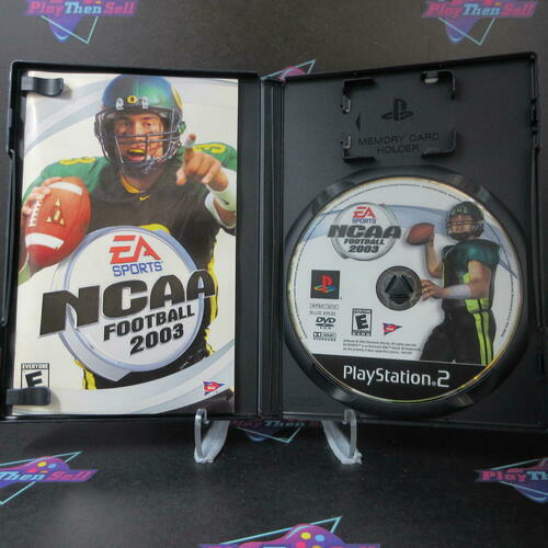NCAA Football 2003 PS2 PlayStation 2 AD Complete CIB - Very Good
