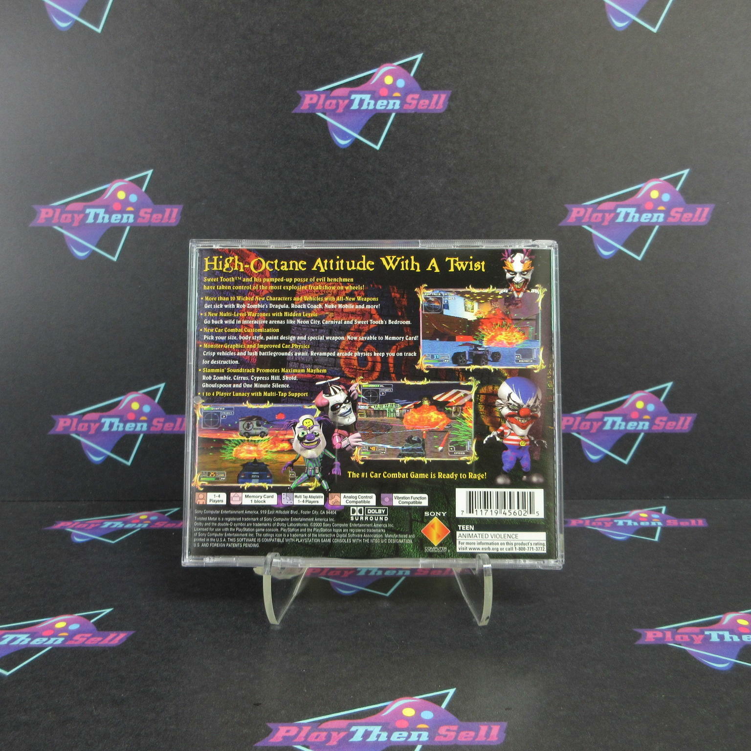 Twisted Metal 4 PS1 PlayStation 1 GH - Like New