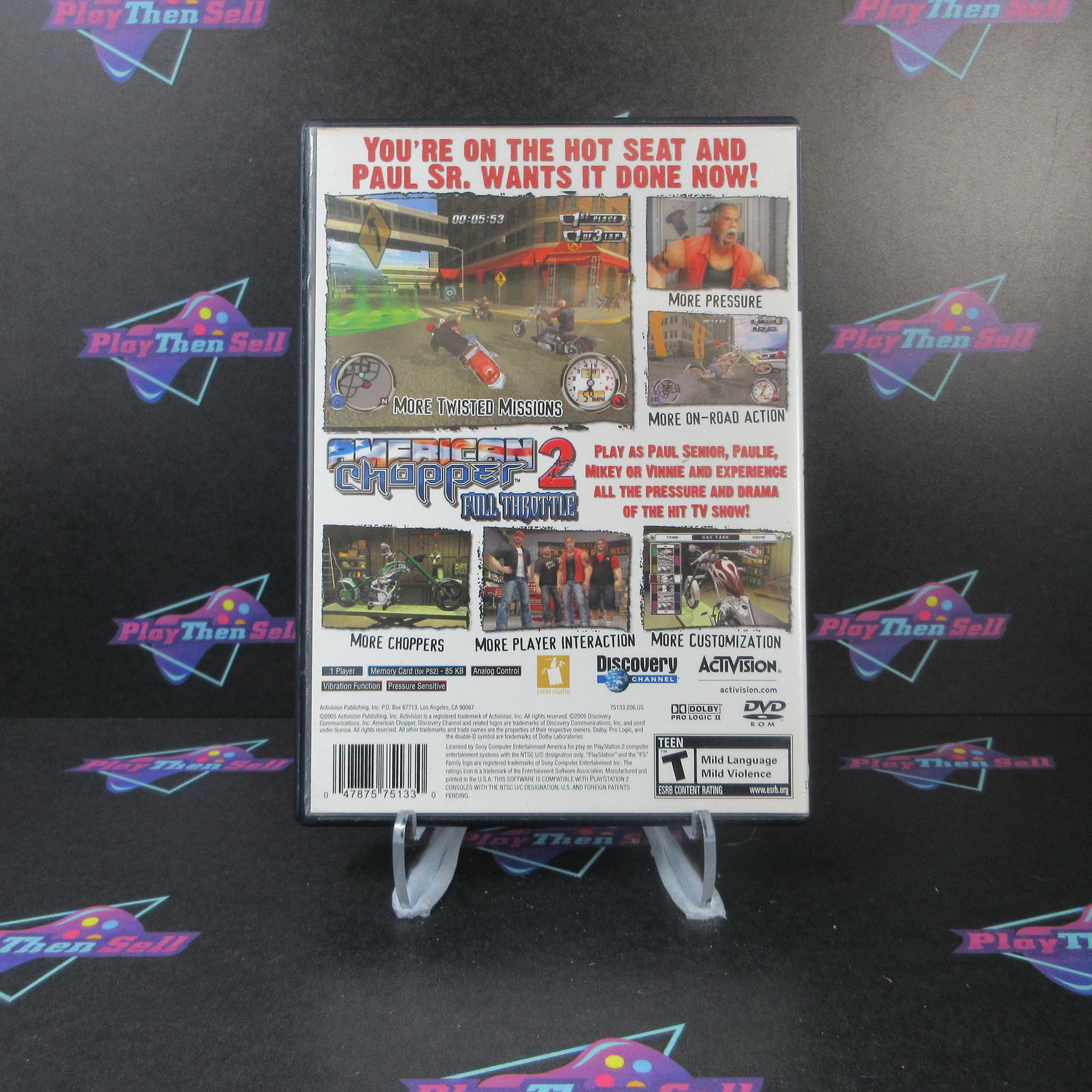 American Chopper 2 Full Throttle PS2 PlayStation 2 - Very Good