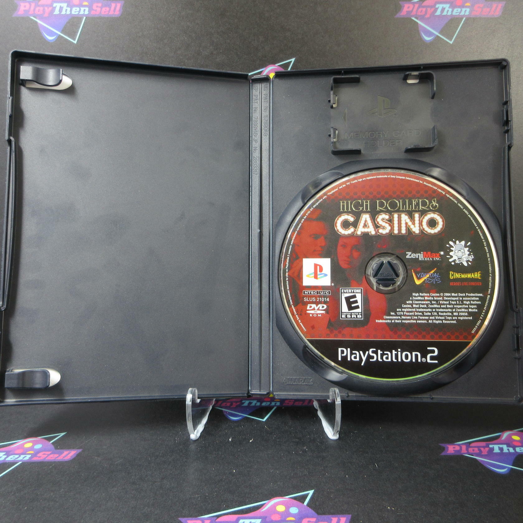 High Rollers Casino PS2 PlayStation 2 AD/NM - Very Good