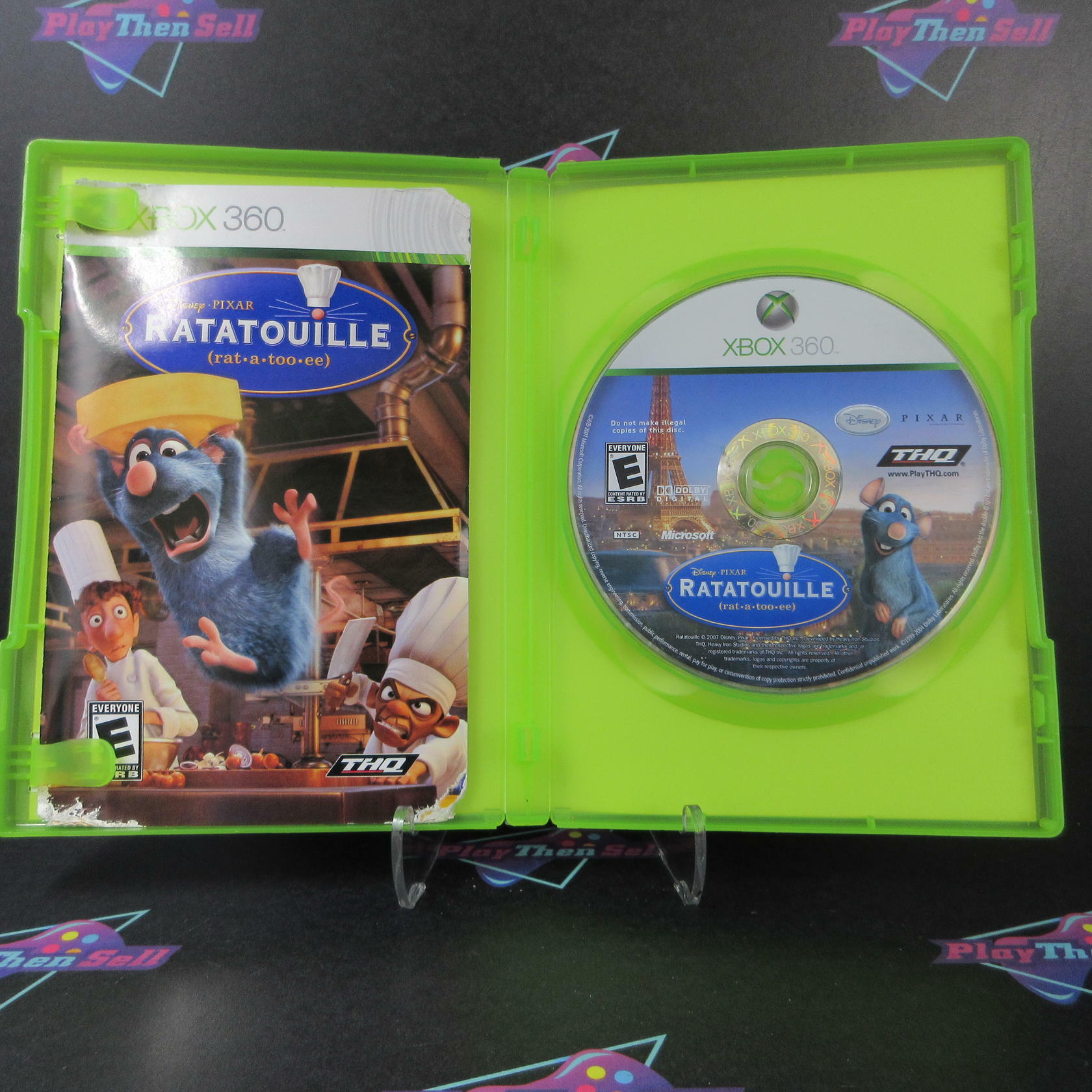 Ratatouille + Movie Ticket Xbox 360 MD Complete CIB - Very Good