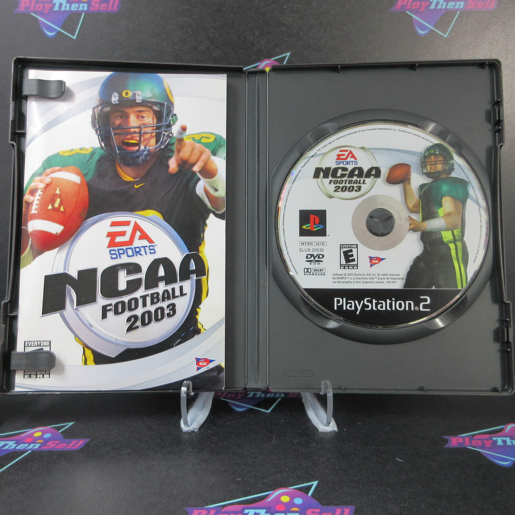 NCAA Football 2003 + Reg Card PS2 PlayStation 2 DD Complete CIB - Very Good