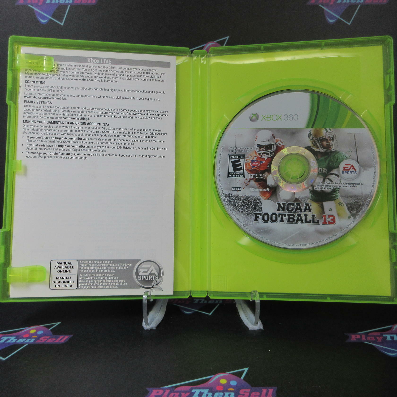 NCAA Football 13 Xbox 360 AD Complete CIB - Very Good