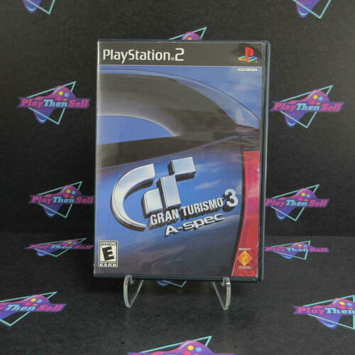 Gran Turismo 3 A-spec PS2 PlayStation 2 + Reg Card - Like New