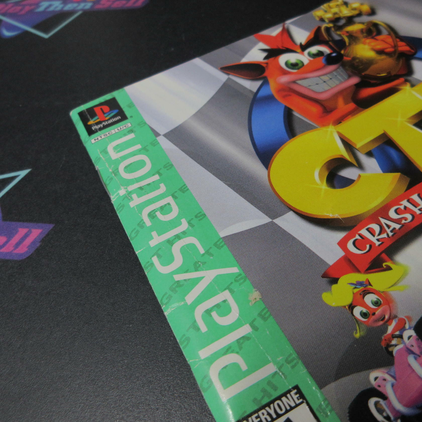 CTR Crash Team Racing GH PS1 PlayStation 1 MD Complete CIB - Very Good