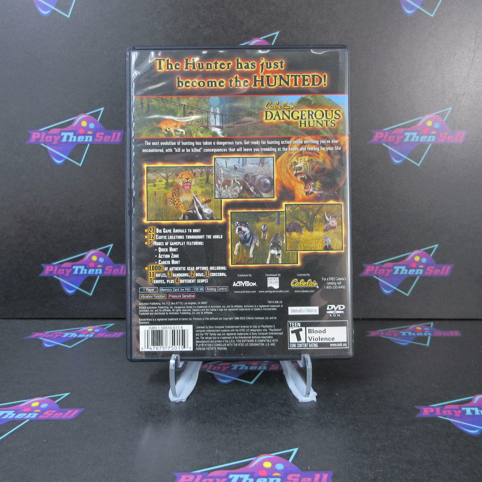 Cabela's Dangerous Hunts PS2 PlayStation 2 - Very Good