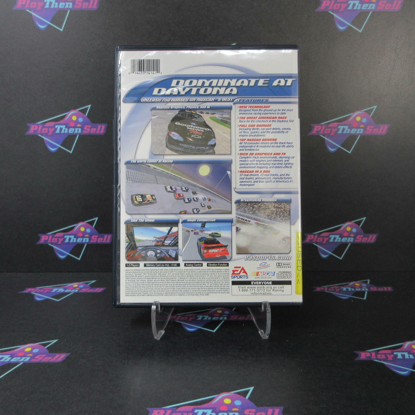 NASCAR 2001 + Reg Card PS2 PlayStation 2 AD Complete CIB - Very Good