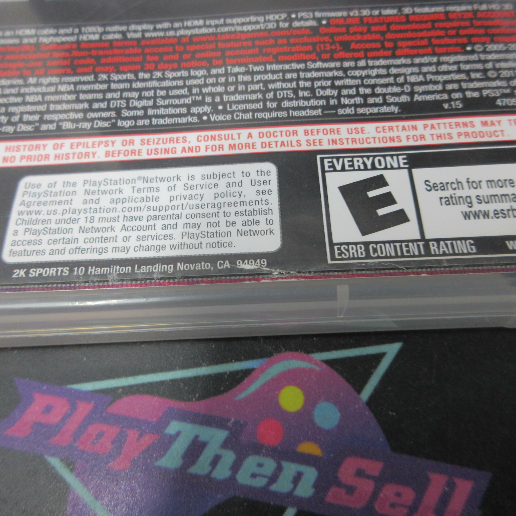NBA 2K12 Michael Jordan PS3 PlayStation 3 AD Complete CIB - Very Good