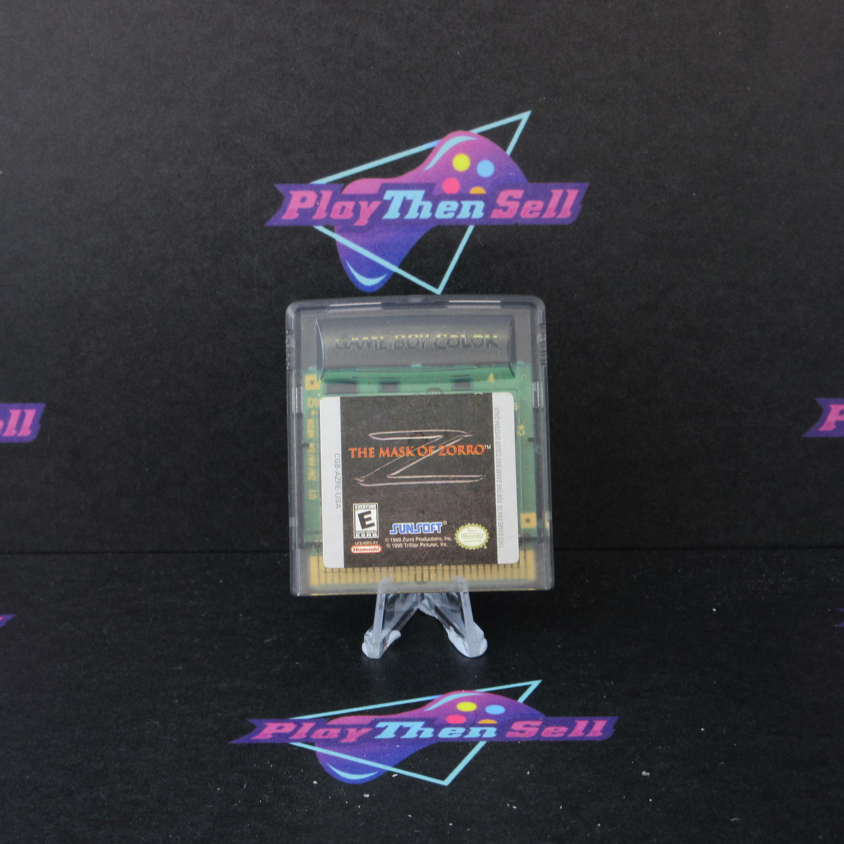 The Mask of Zorro Gameboy Color Cart Only Authentic / Tested - Good