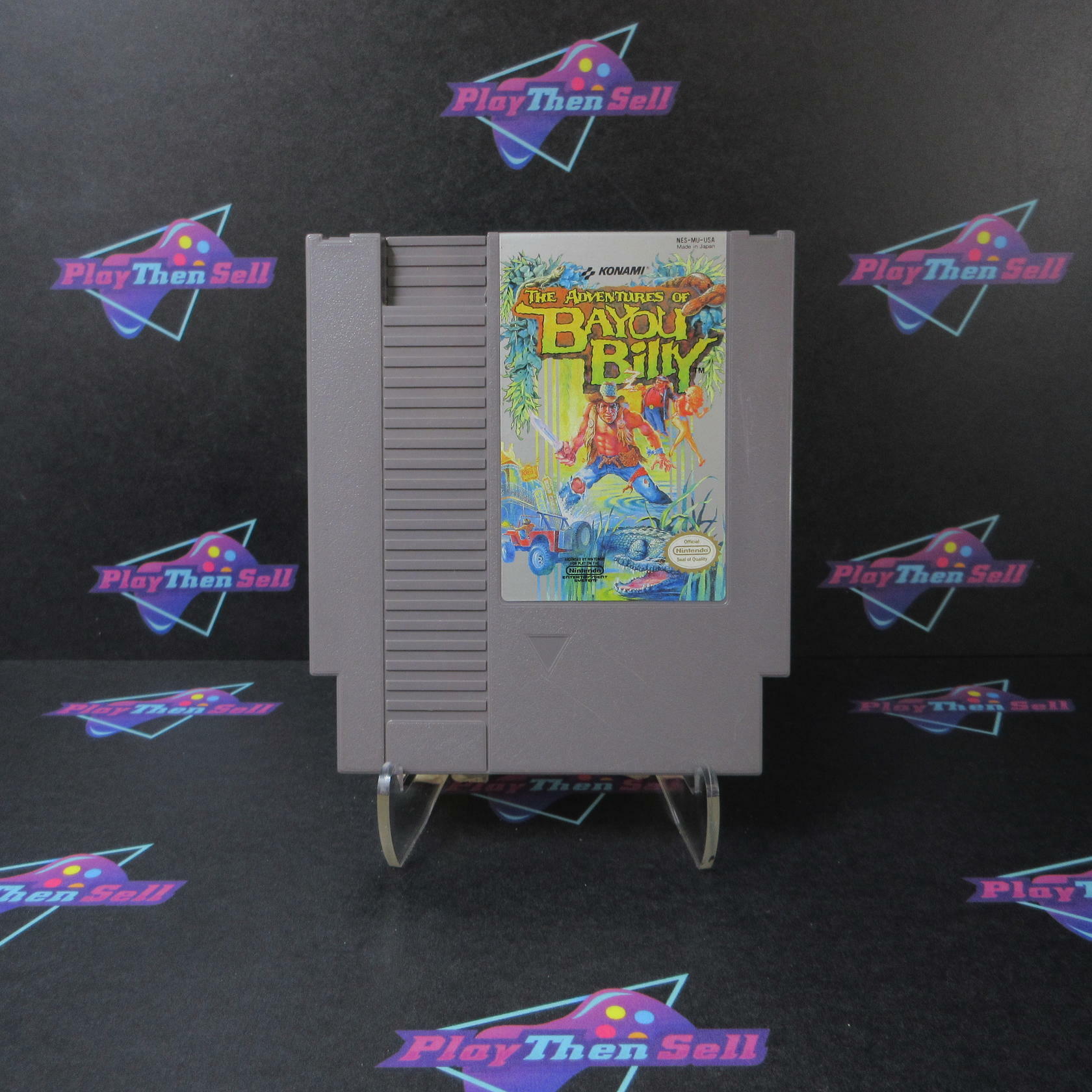 The Adventures of Bayou Billy Nintendo NES Cart Only - Authentic - Very Good