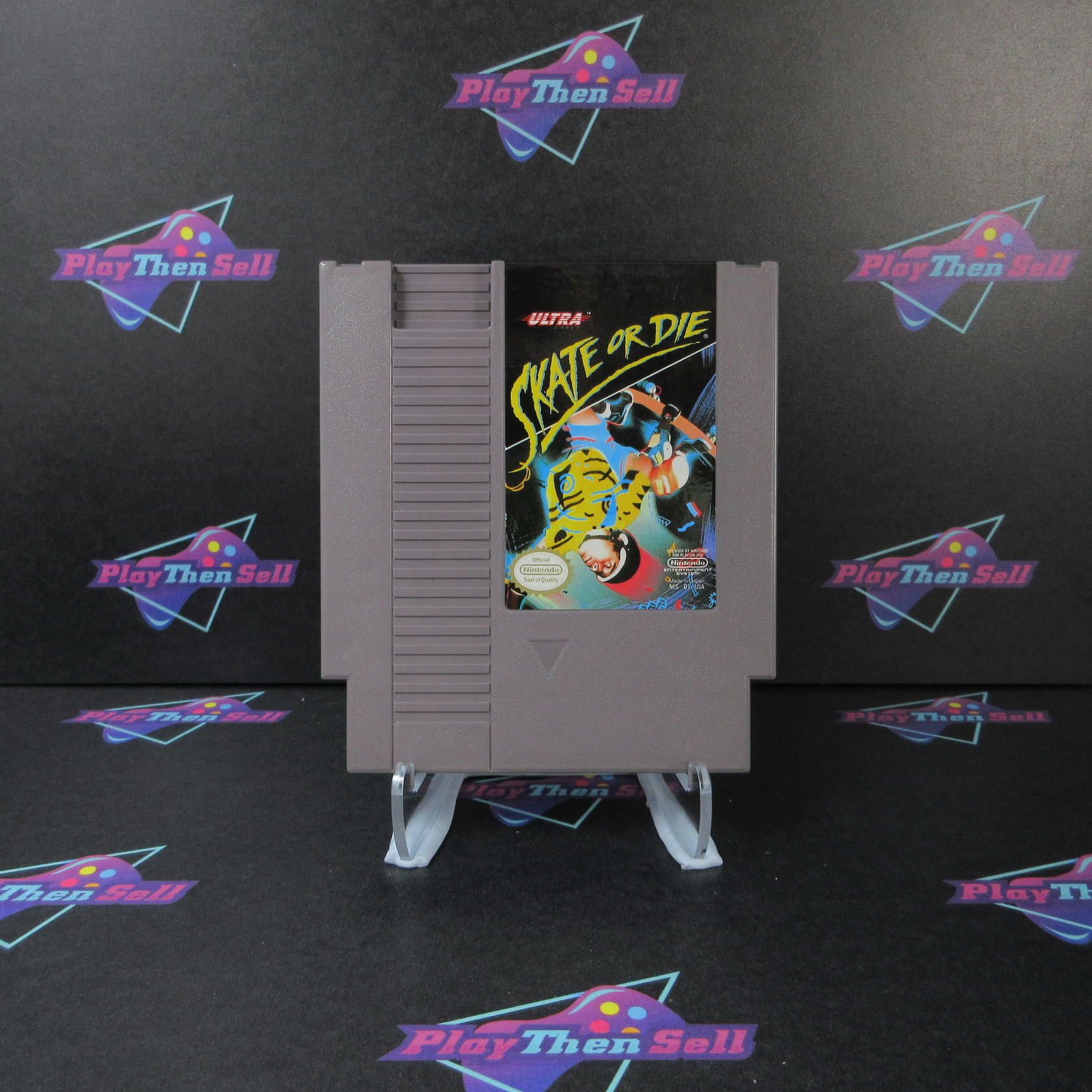 Skate or Die Nintendo NES Cart Only Authentic / Tested - Very Good