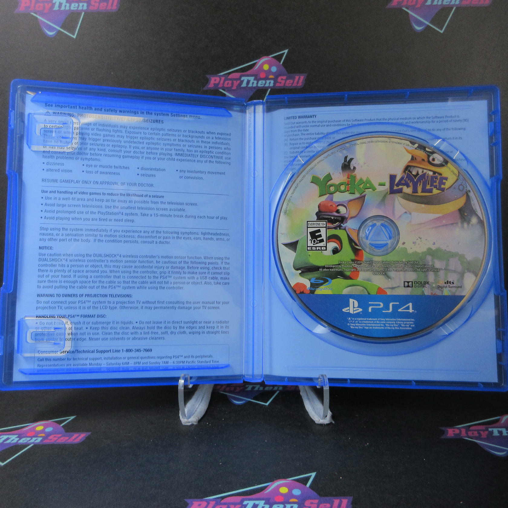 Yooka-Laylee PS4 PlayStation 4 DD - Very Good
