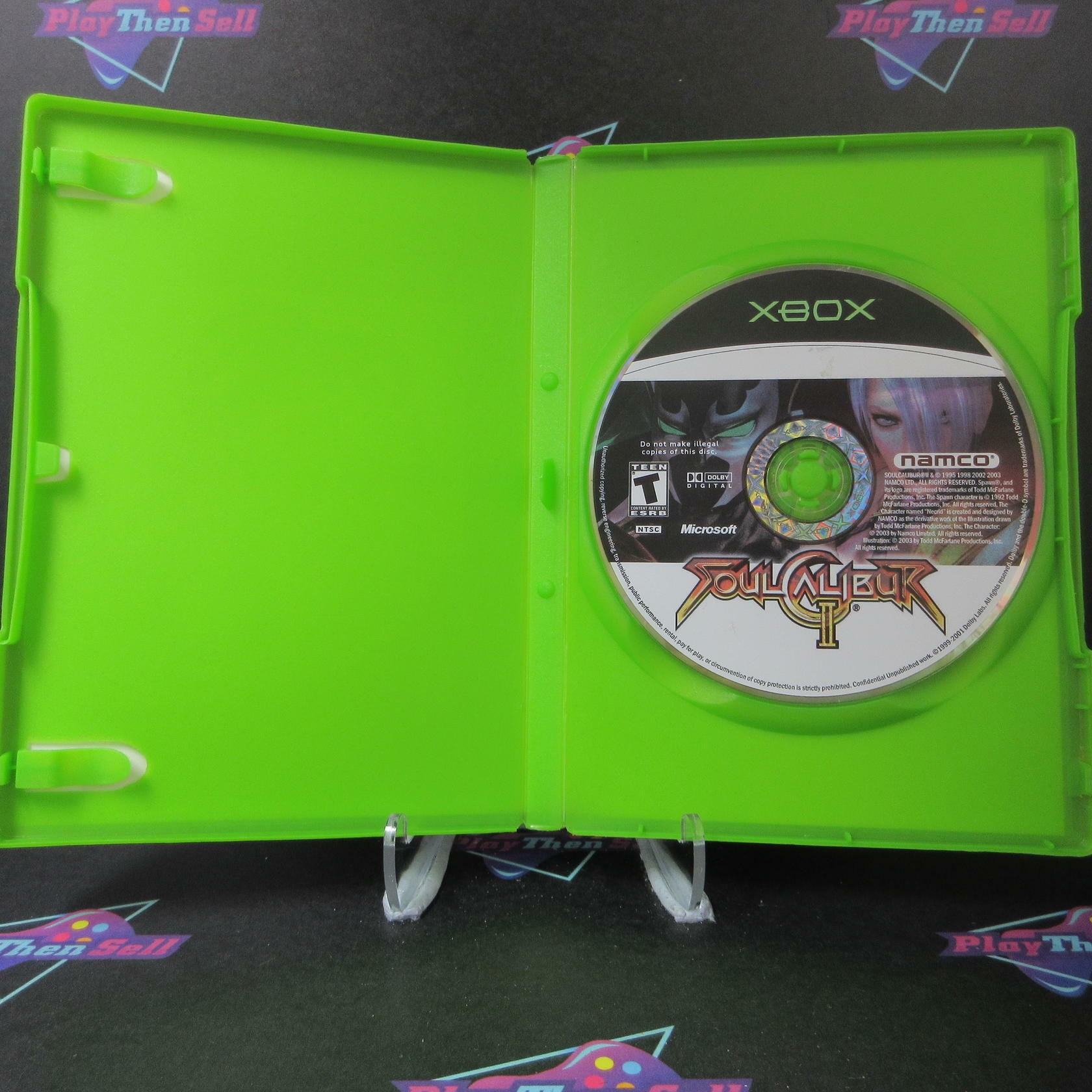 Soul Calibur 2 Rental Art PS2 PlayStation 2 AD Complete CIB - Very Good