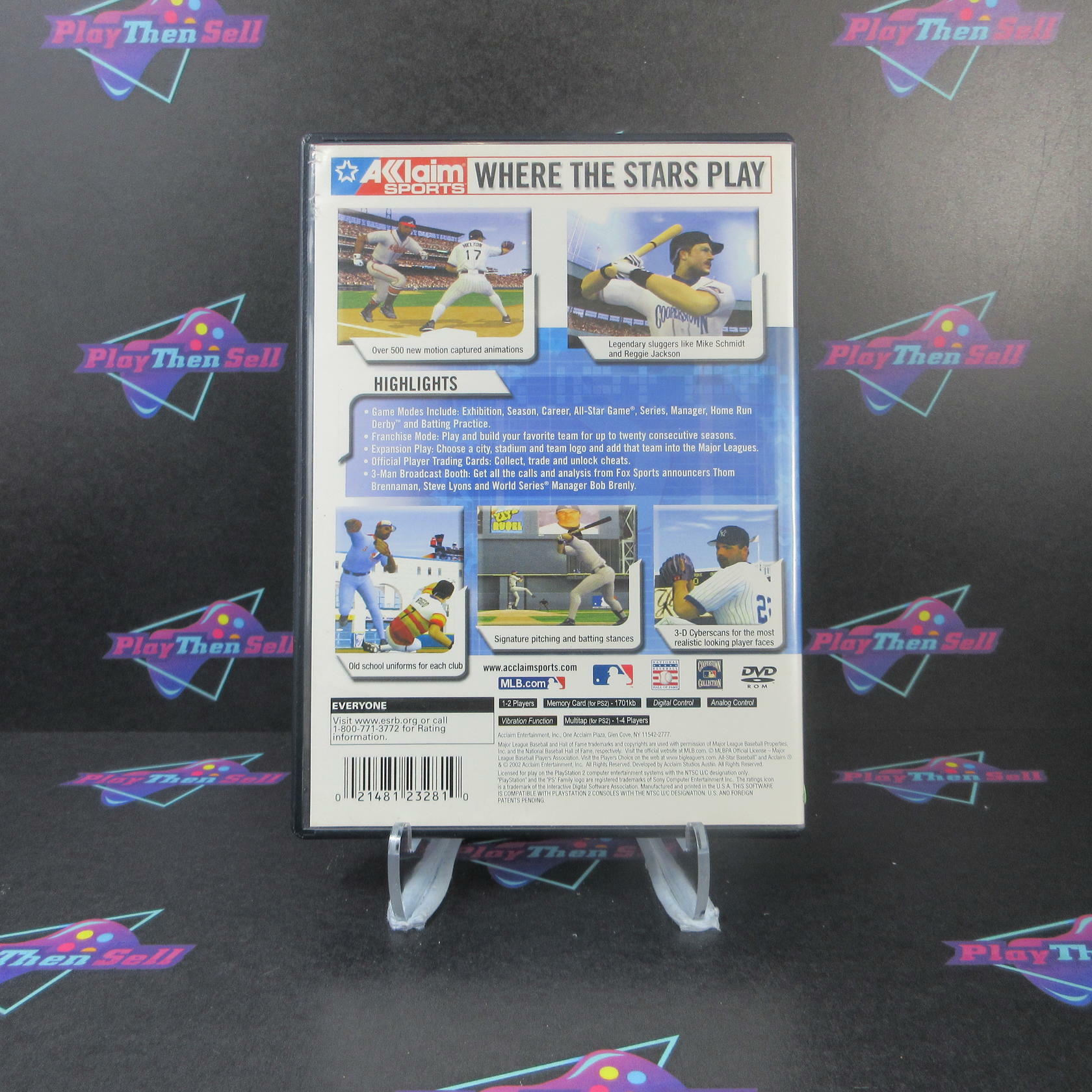 All Star Baseball 2003 PS2 PlayStation 2 - Very Good