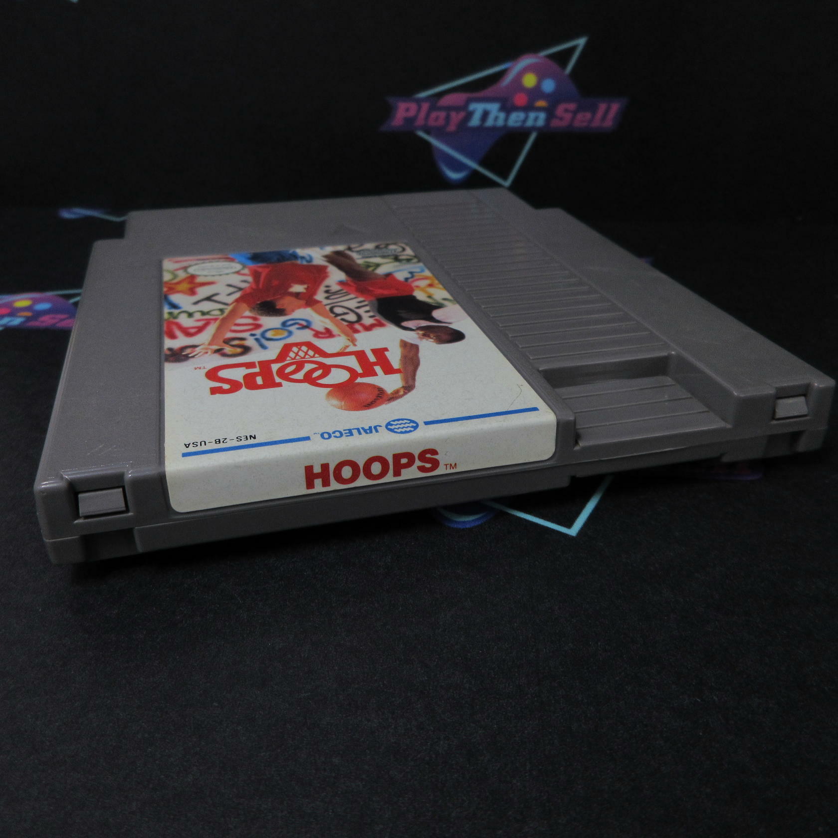 Hoops Nintendo NES Cartridge Only Authentic / Tested - Very Good