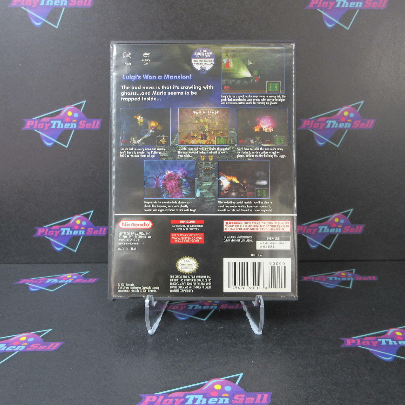 Luigi's Mansion Nintendo GameCube AD/NM - Very Good