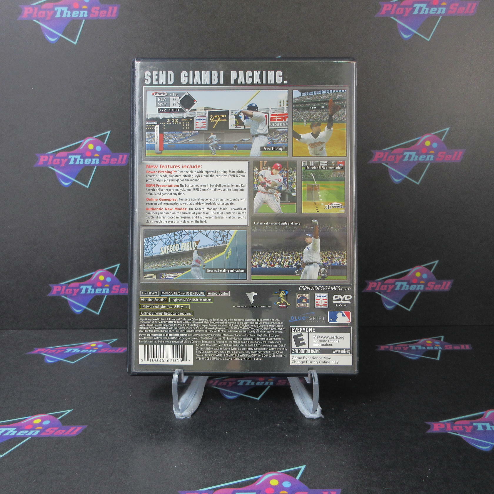 ESPN Major League Baseball PS2 PlayStation 2 AD/NM - Very Good