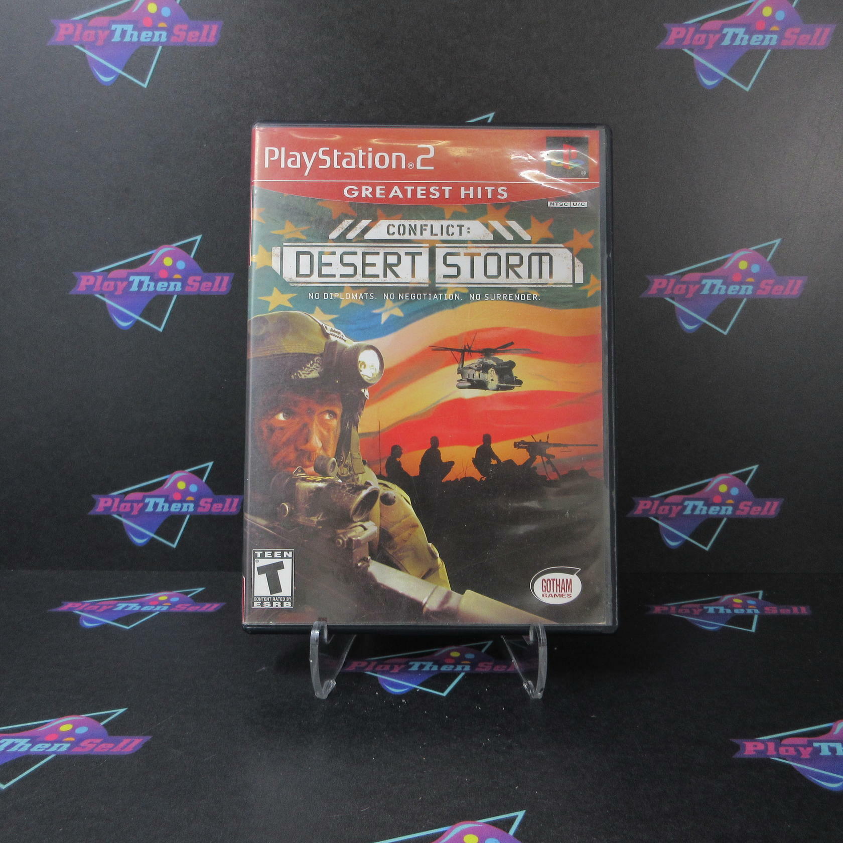 Conflict Desert Storm GH PS2 PlayStation 2 DD/NM - Very Good