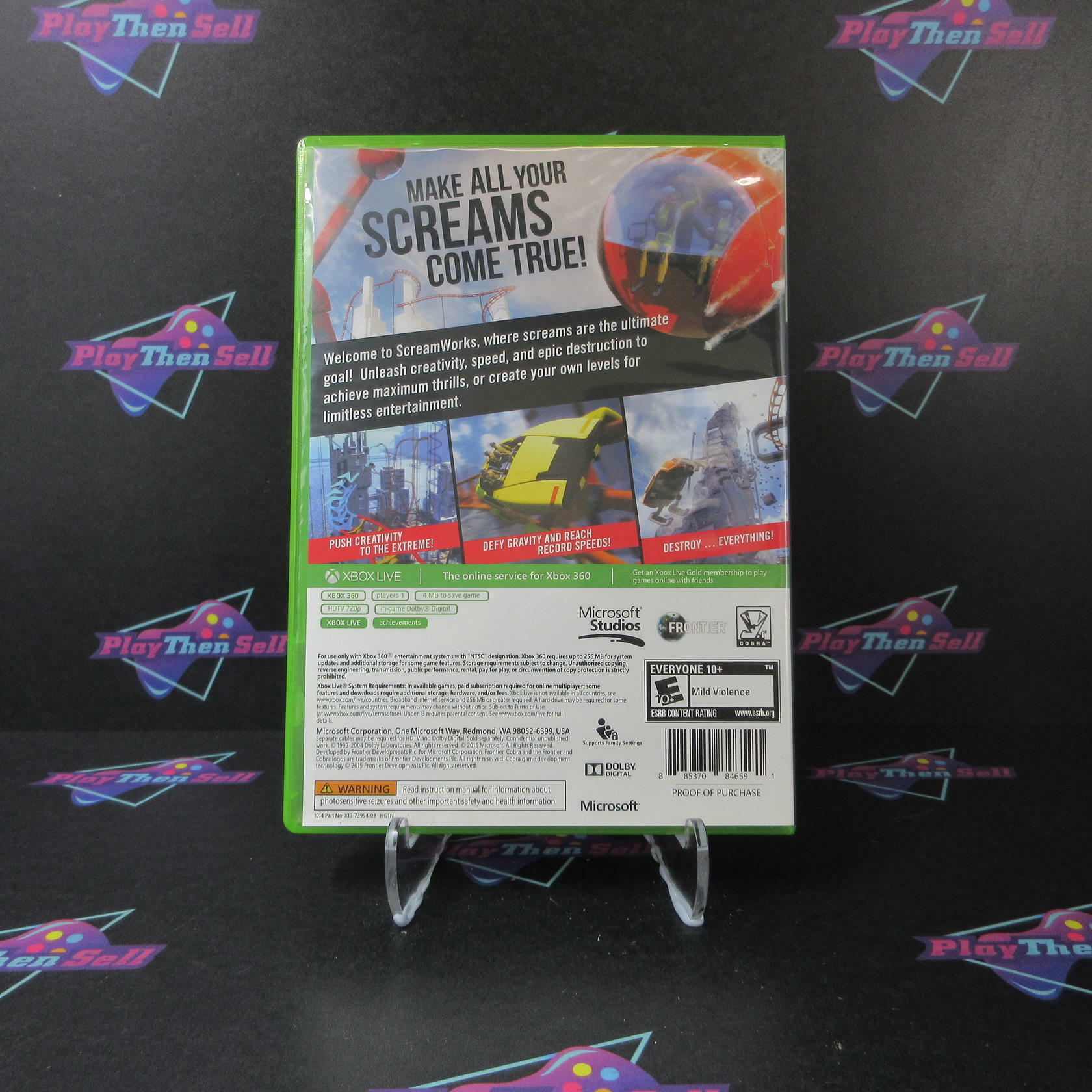 ScreamRide Xbox 360 - Like New